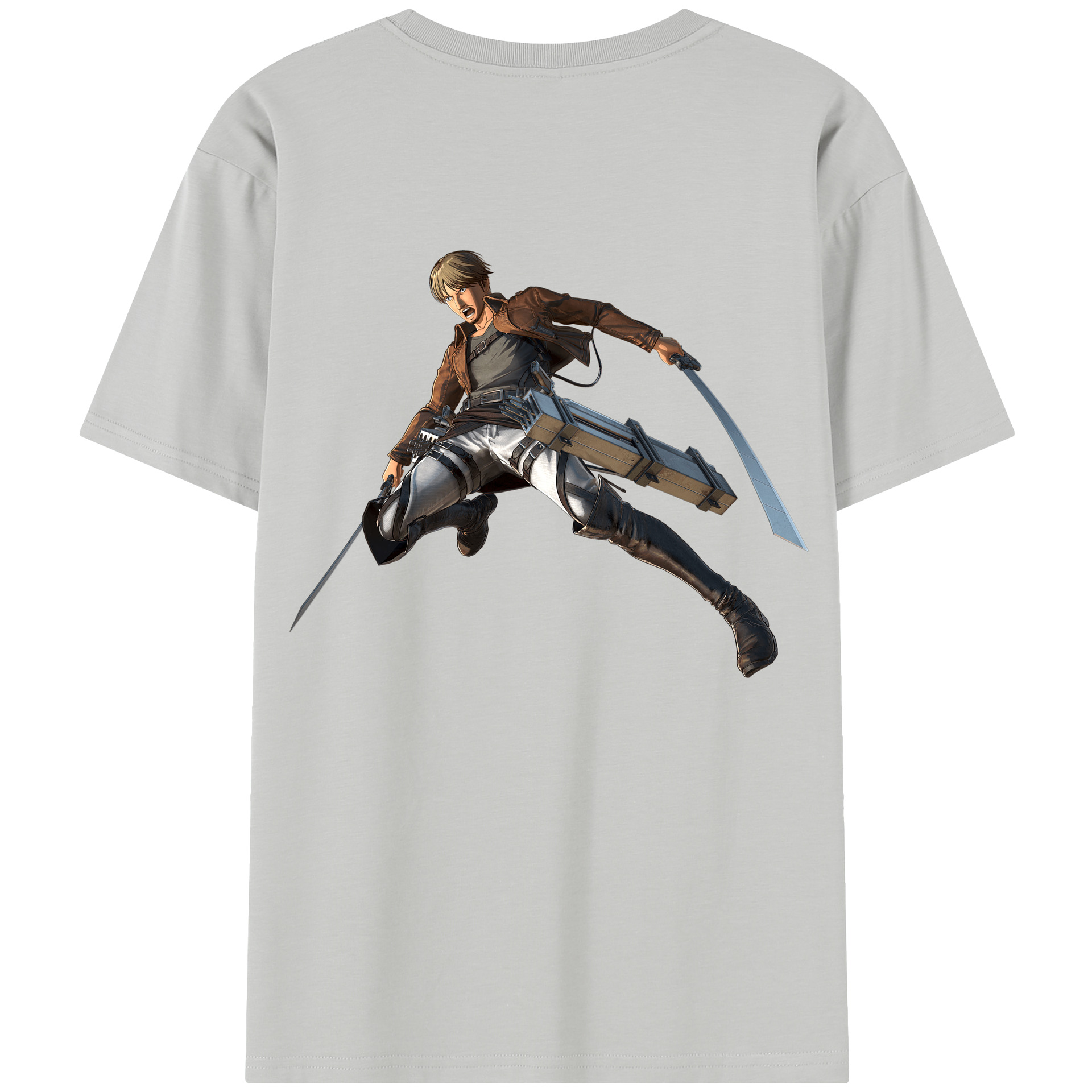 （画像用） 進撃の巨人 Attack on Titan レディース半袖Tシャツ(バックプリント)