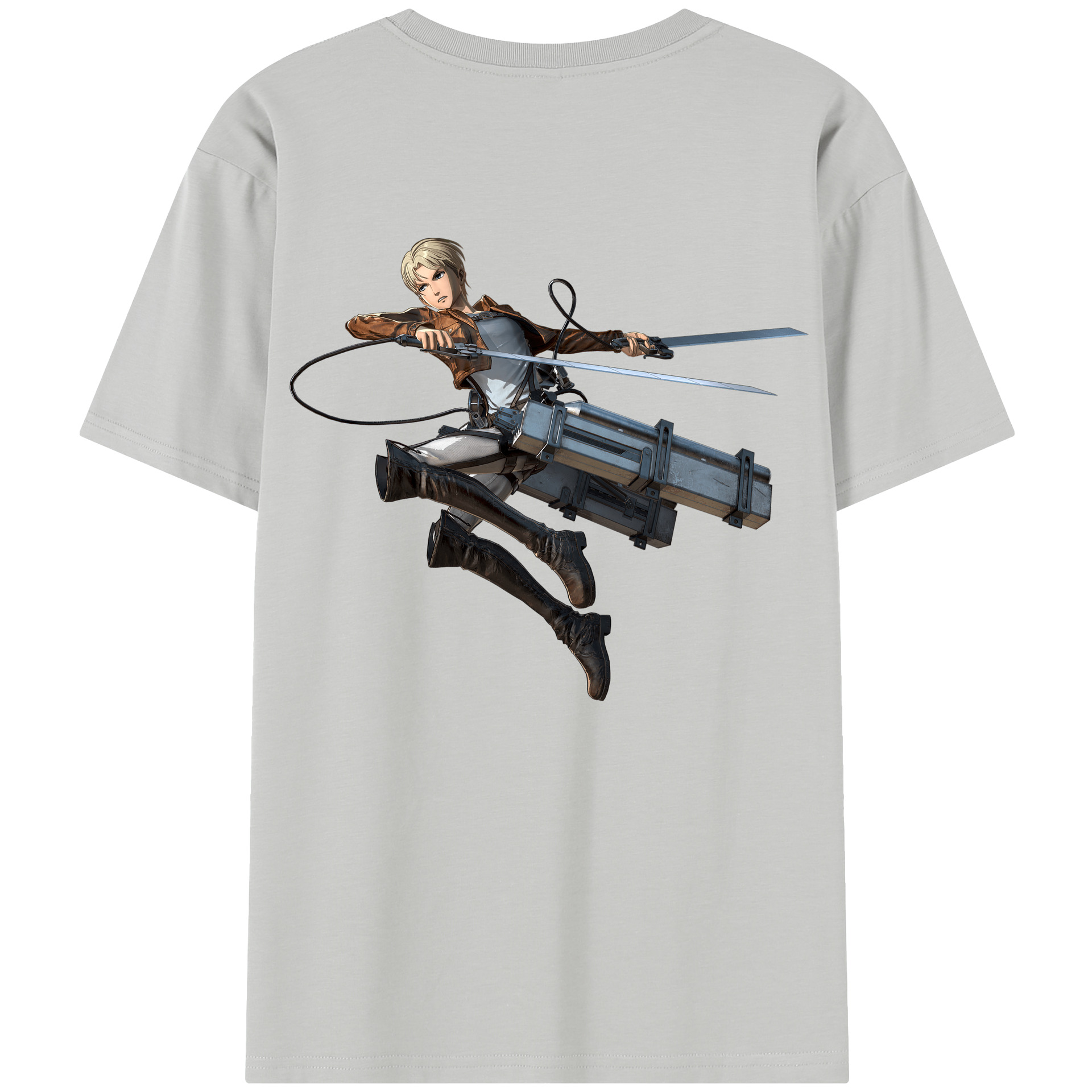 （画像用） 進撃の巨人 Attack on Titan レディース半袖Tシャツ(バックプリント)