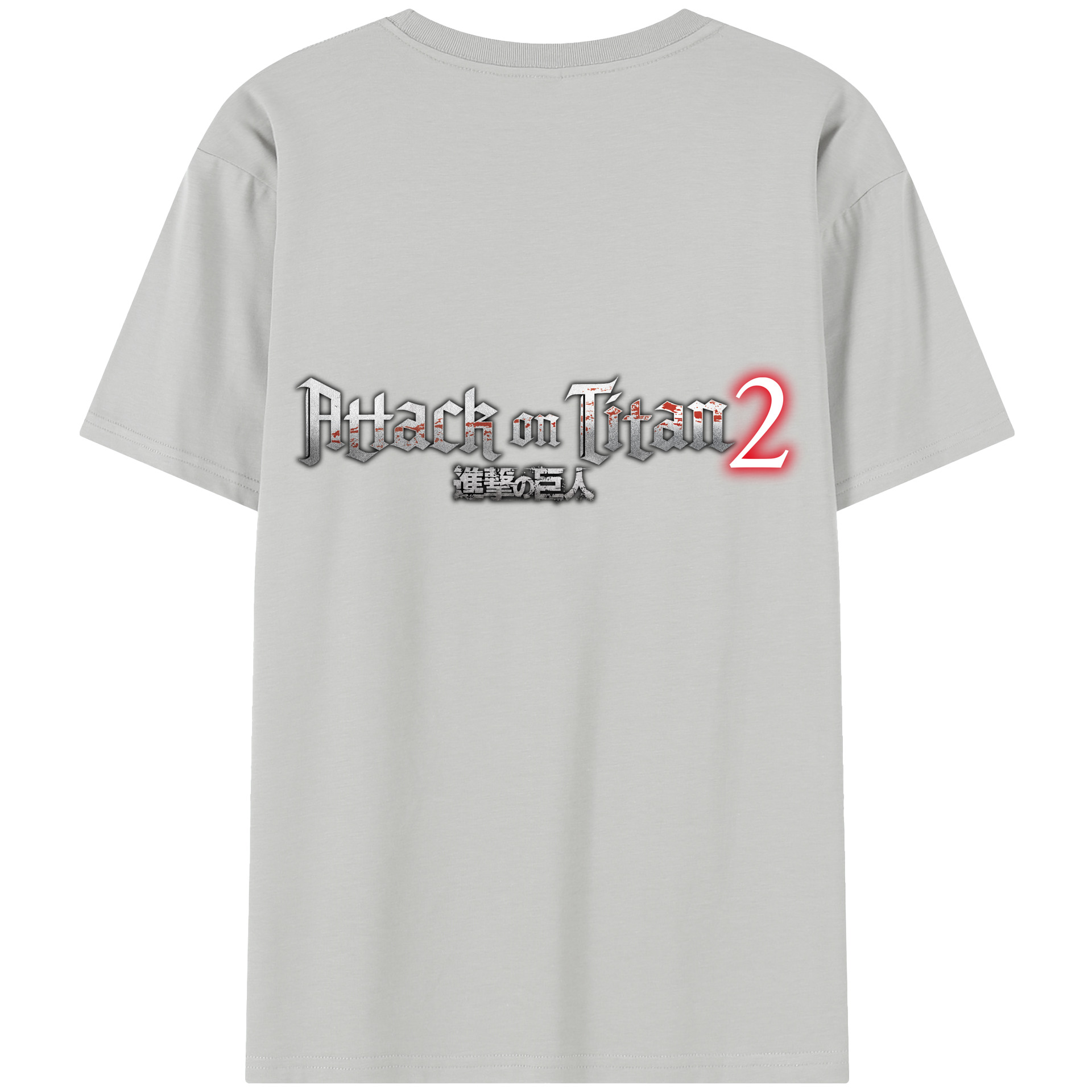 （画像用） 進撃の巨人 Attack on Titan レディース半袖Tシャツ(バックプリント)