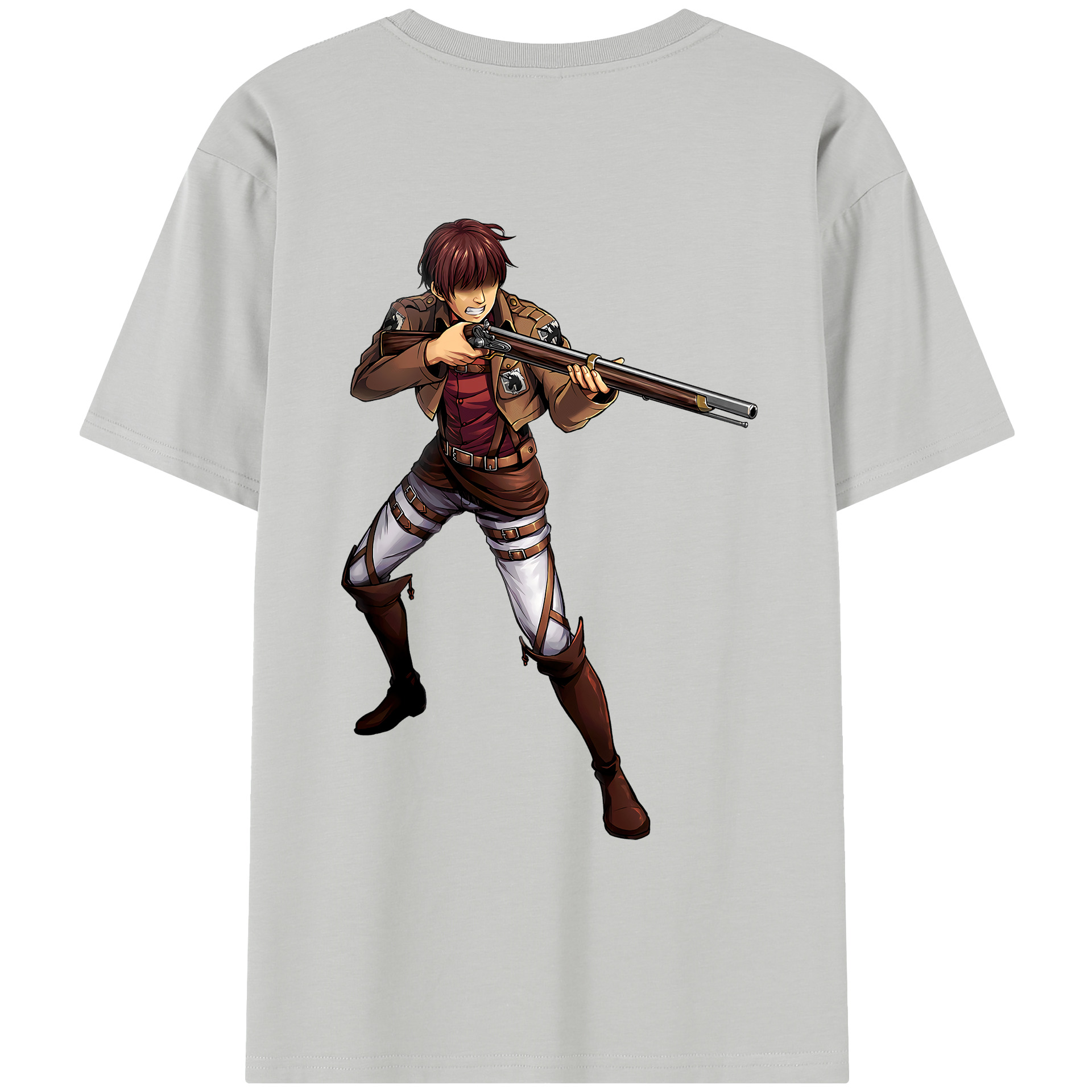 （画像用） 進撃の巨人 Attack on Titan レディース半袖Tシャツ(バックプリント)