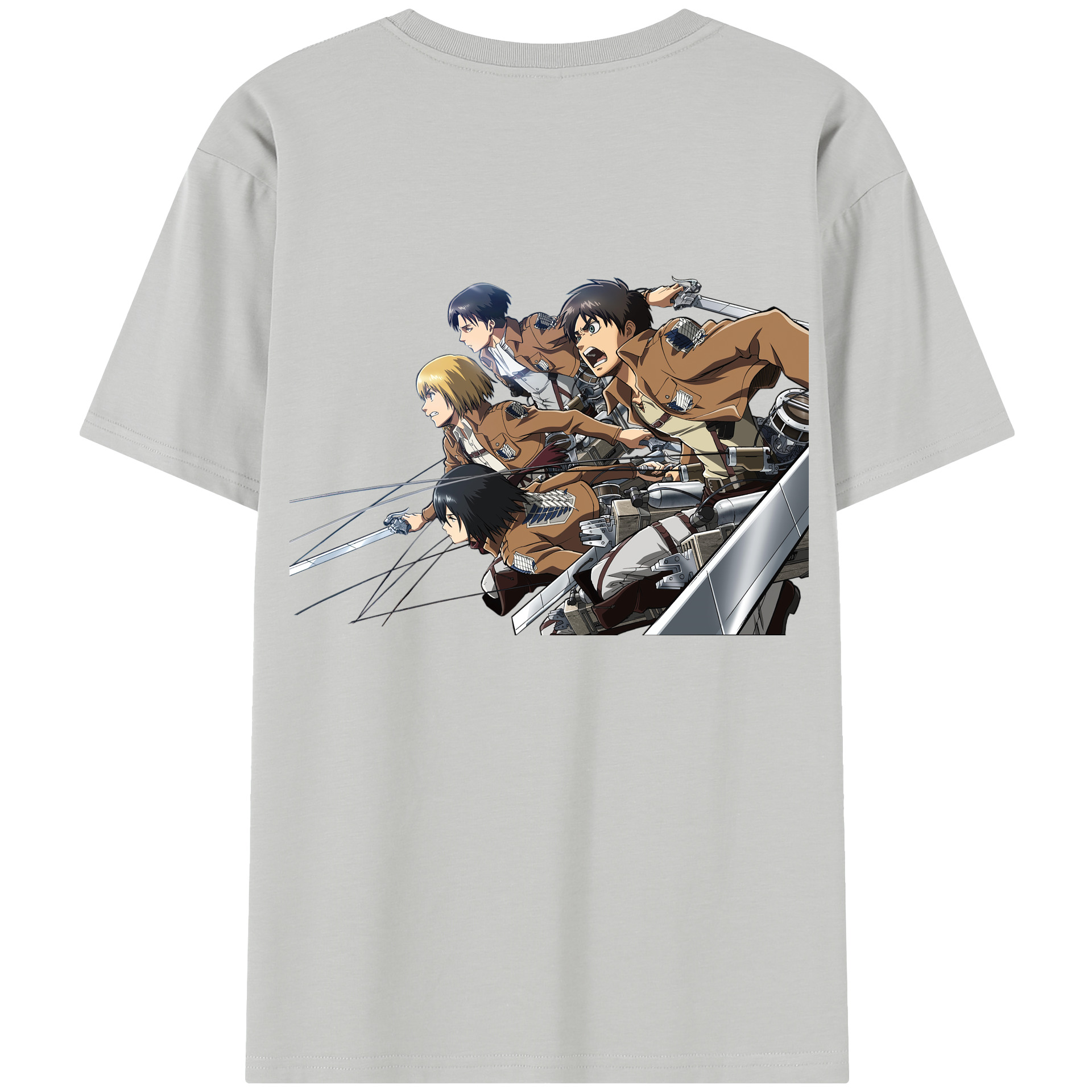 （画像用） 進撃の巨人 Attack on Titan レディース半袖Tシャツ(バックプリント)
