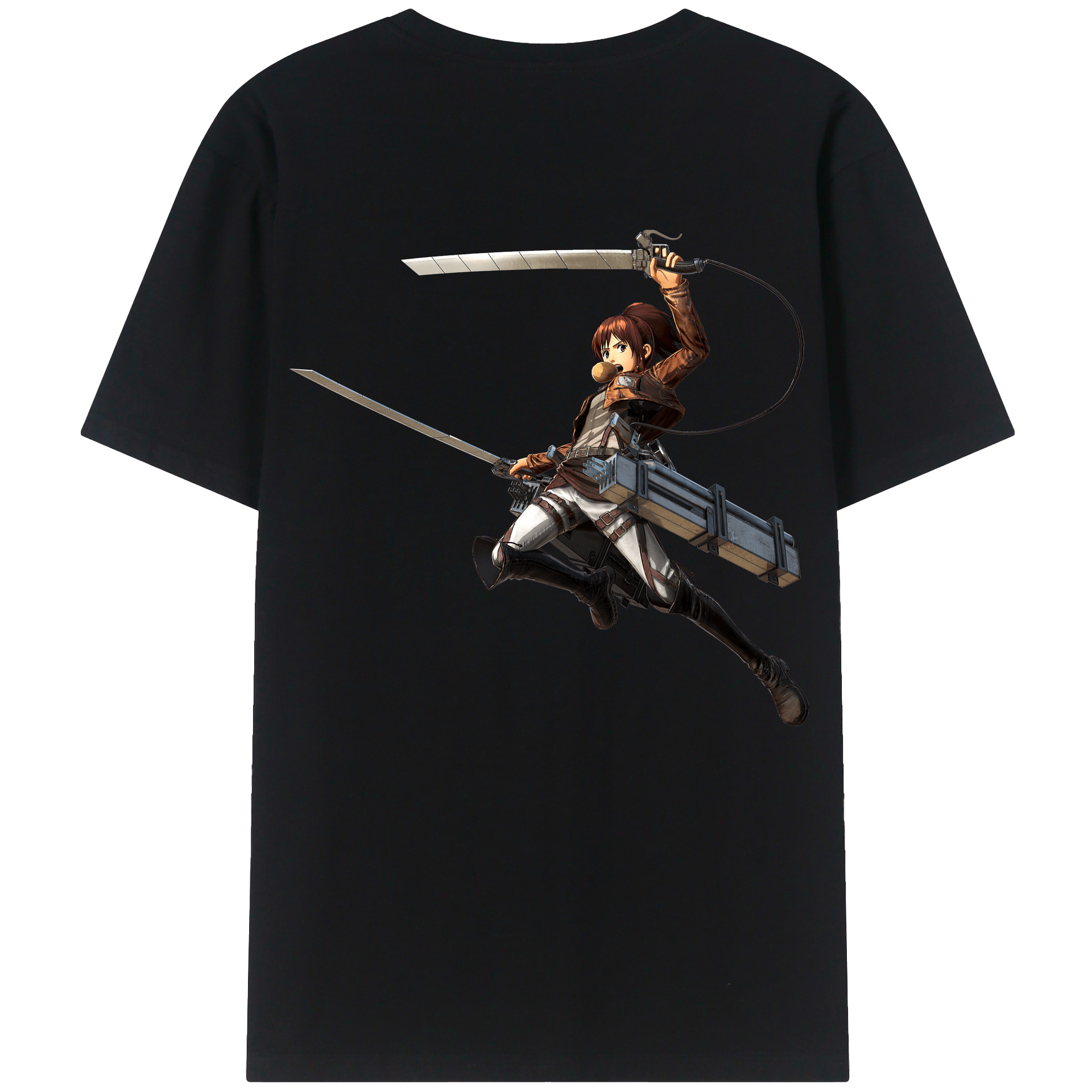 （画像用） 進撃の巨人 サシャ·ブラウス Attack on Titan Sasha Blaus レディース半袖Tシャツ(バックプリント)