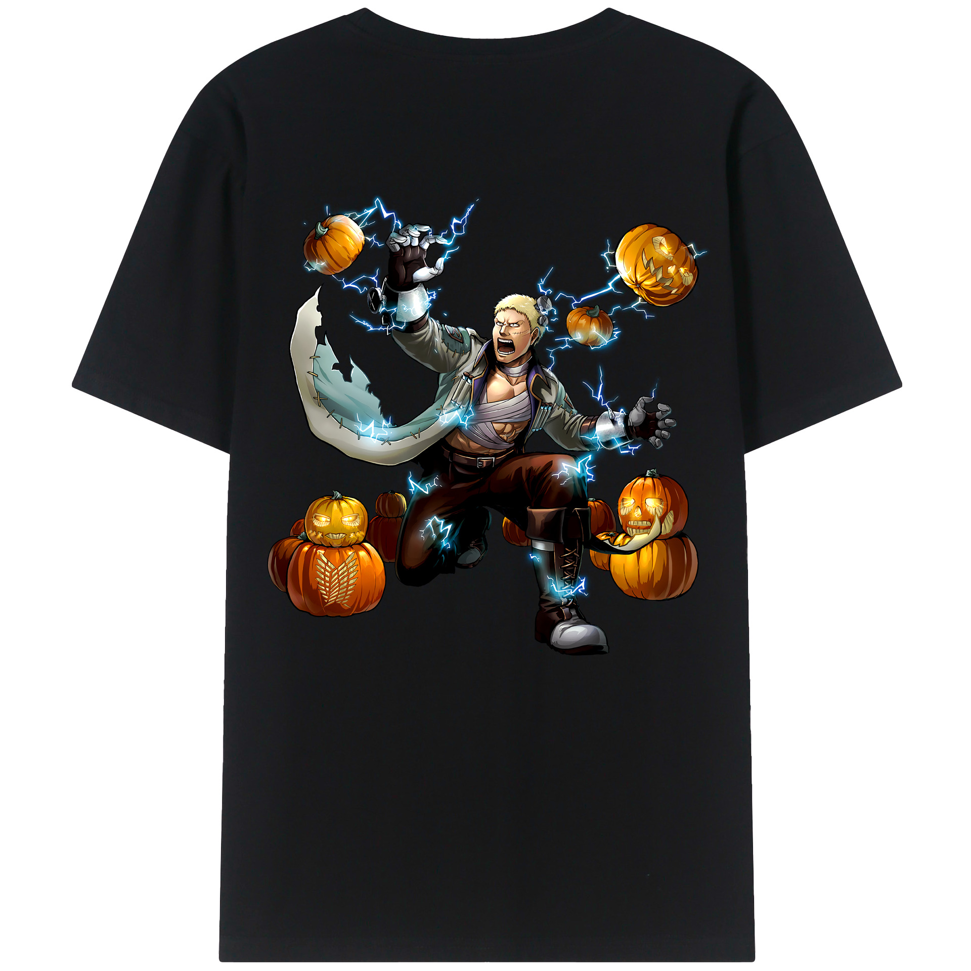 （画像用） 進撃の巨人 ライナー・ブラウン Attack on Titan Reiner Braun レディース半袖Tシャツ(バックプリント)