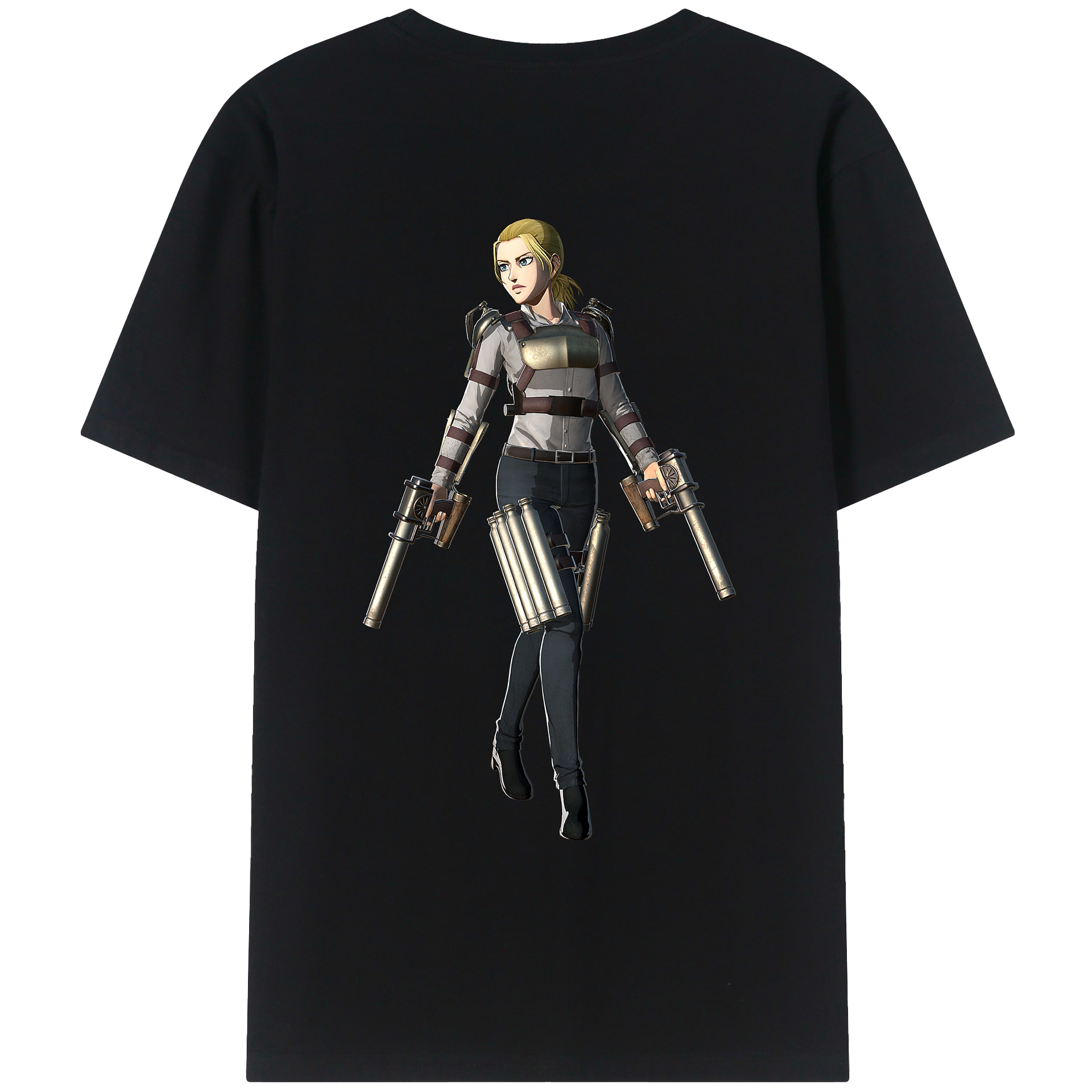 （画像用） 進撃の巨人 Attack on Titan レディース半袖Tシャツ(バックプリント)