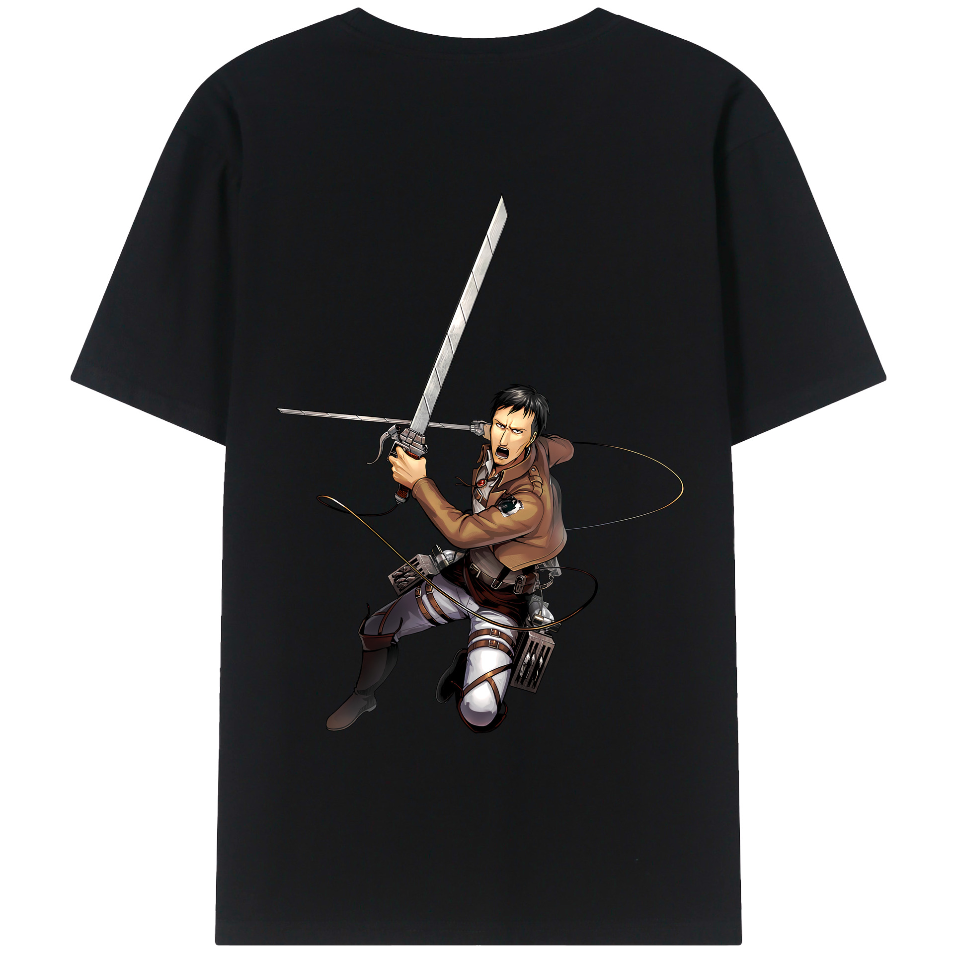 （画像用） 進撃の巨人 Attack on Titan レディース半袖Tシャツ(バックプリント)