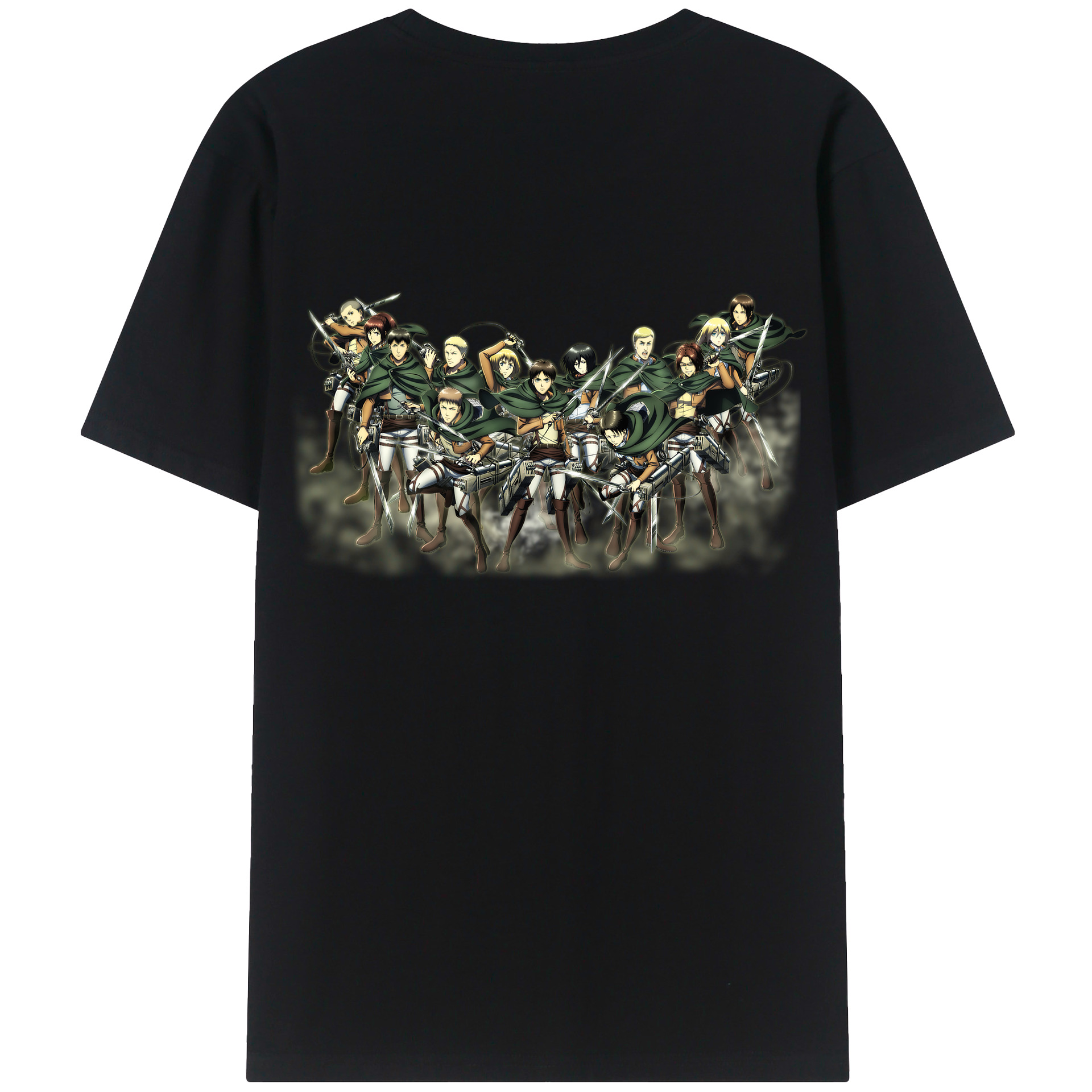 （画像用） 進撃の巨人 Attack on Titan レディース半袖Tシャツ(バックプリント)