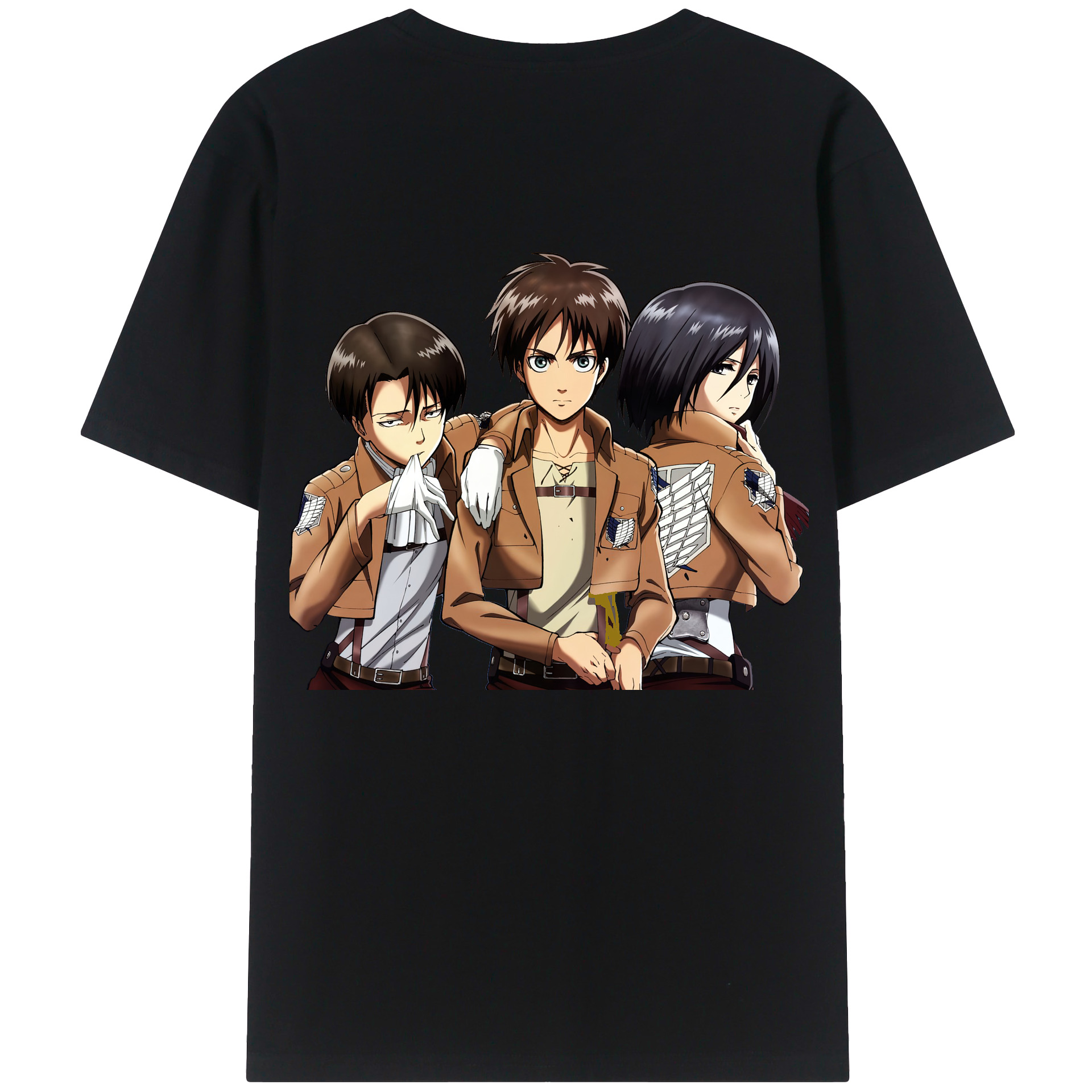 （画像用） 進撃の巨人 エレン･イェーガー Attack on Titan Eren Jäger レディース半袖Tシャツ(バックプリント)