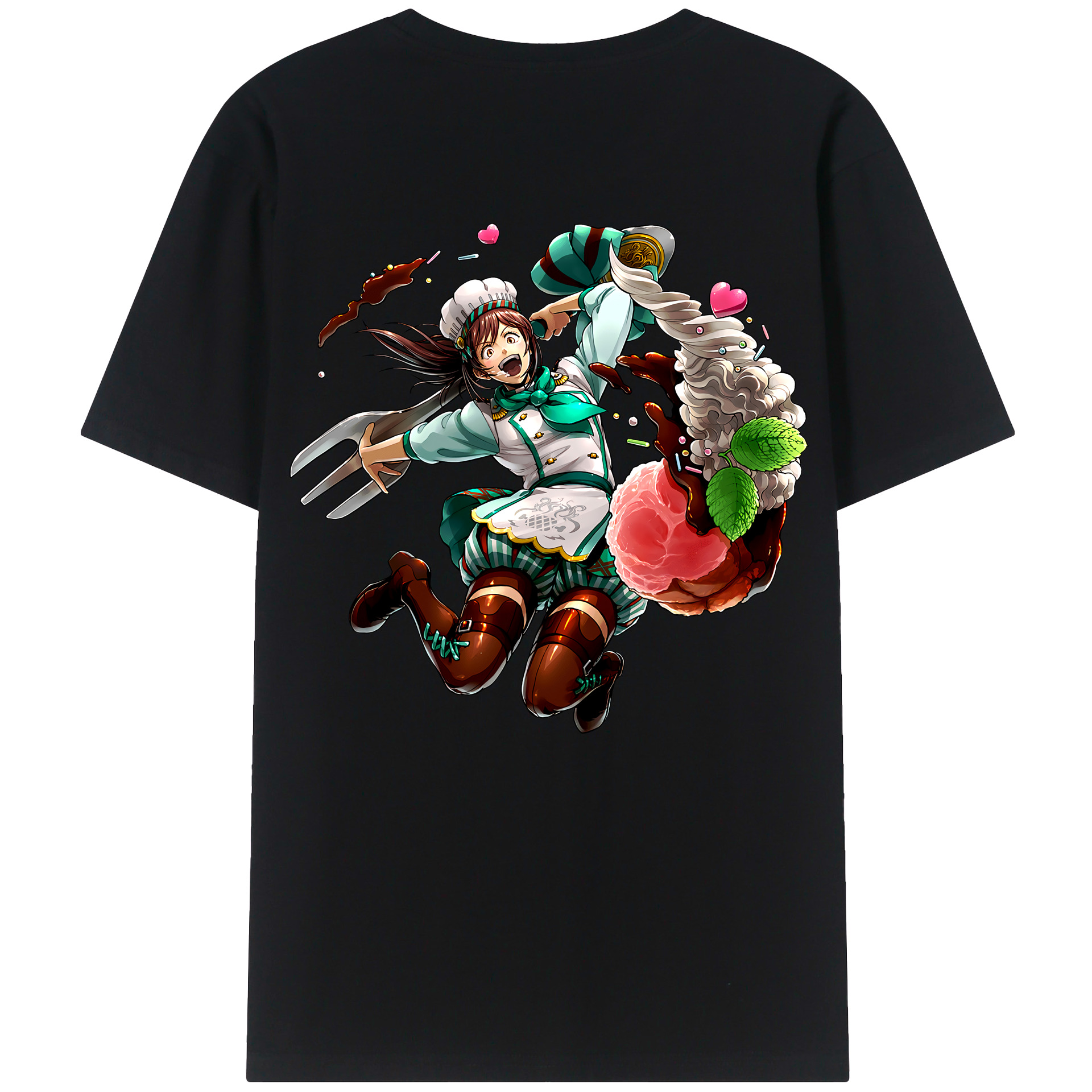 （画像用） 進撃の巨人 サシャ·ブラウス Attack on Titan Sasha Blaus レディース半袖Tシャツ(バックプリント)
