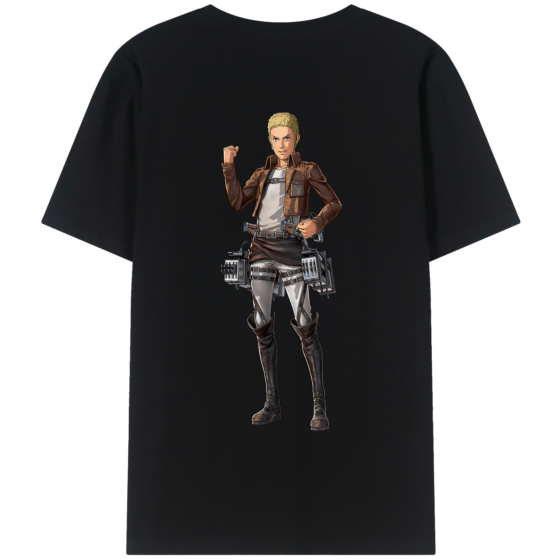 （画像用） 進撃の巨人 ライナー・ブラウン Attack on Titan Reiner Braun レディース半袖Tシャツ(バックプリント)