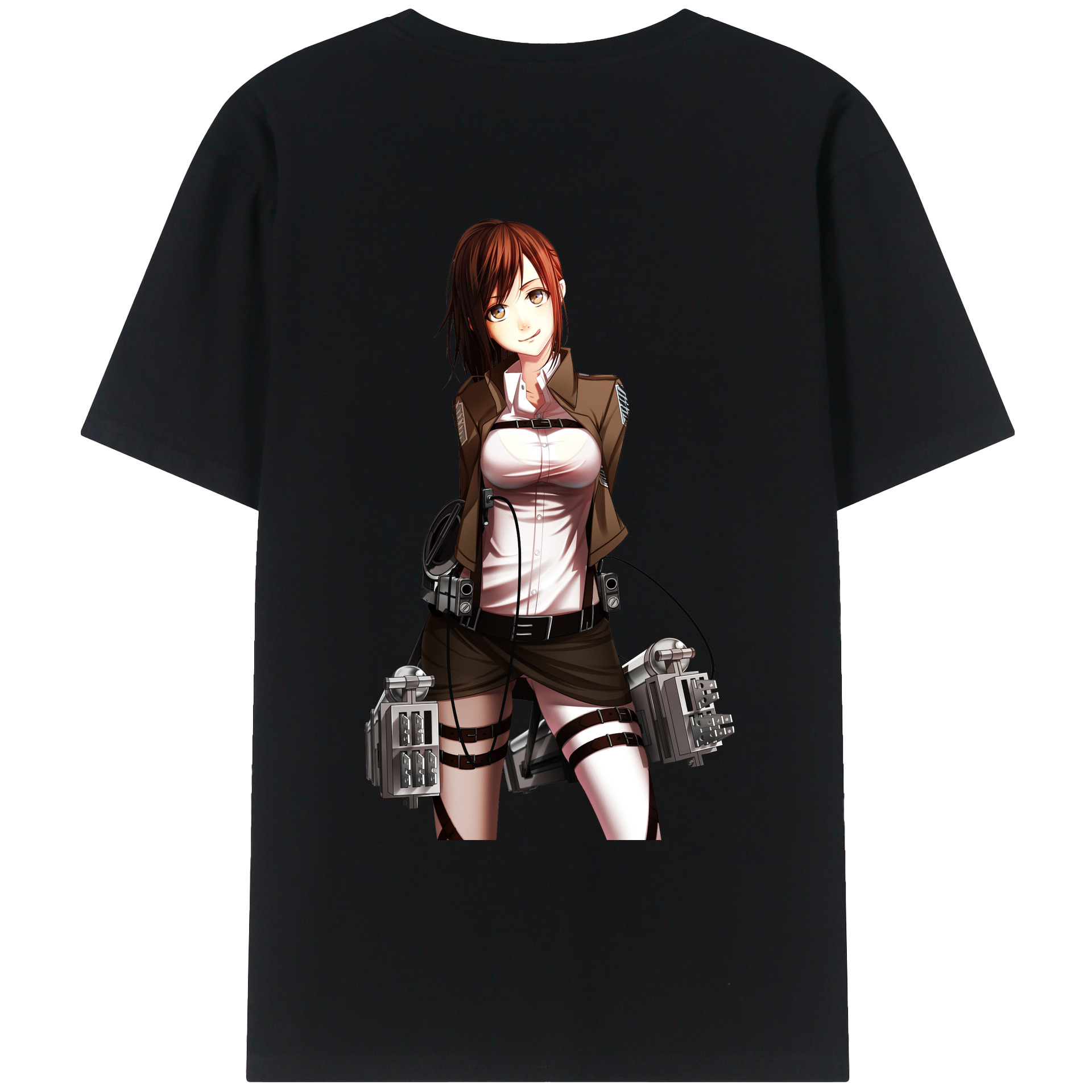 （画像用） 進撃の巨人 サシャ·ブラウス Attack on Titan Sasha Blaus レディース半袖Tシャツ(バックプリント)