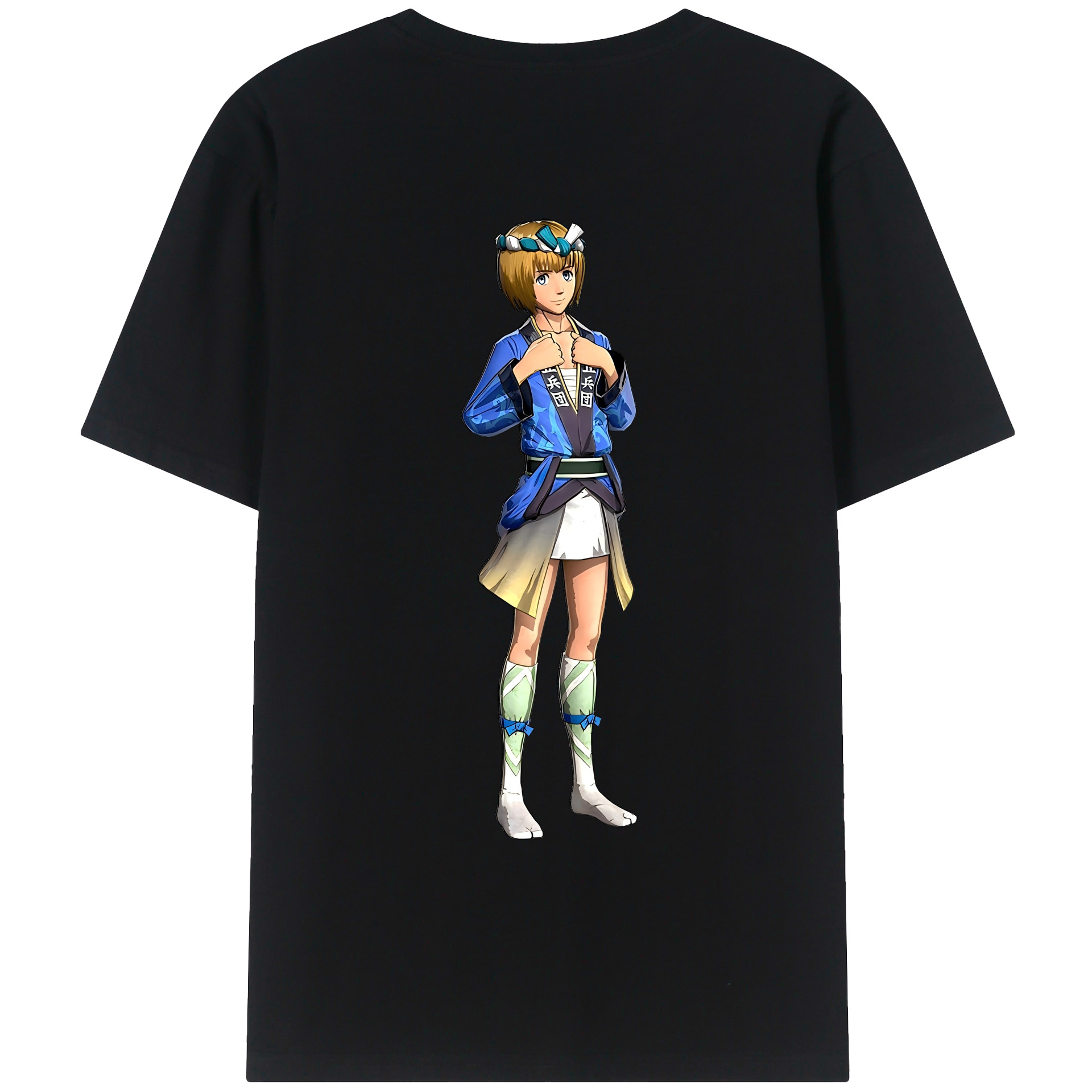 （画像用） 進撃の巨人 アルミン·アルレルト Attack on Titan Armin Arlert レディース半袖Tシャツ(バックプリント)
