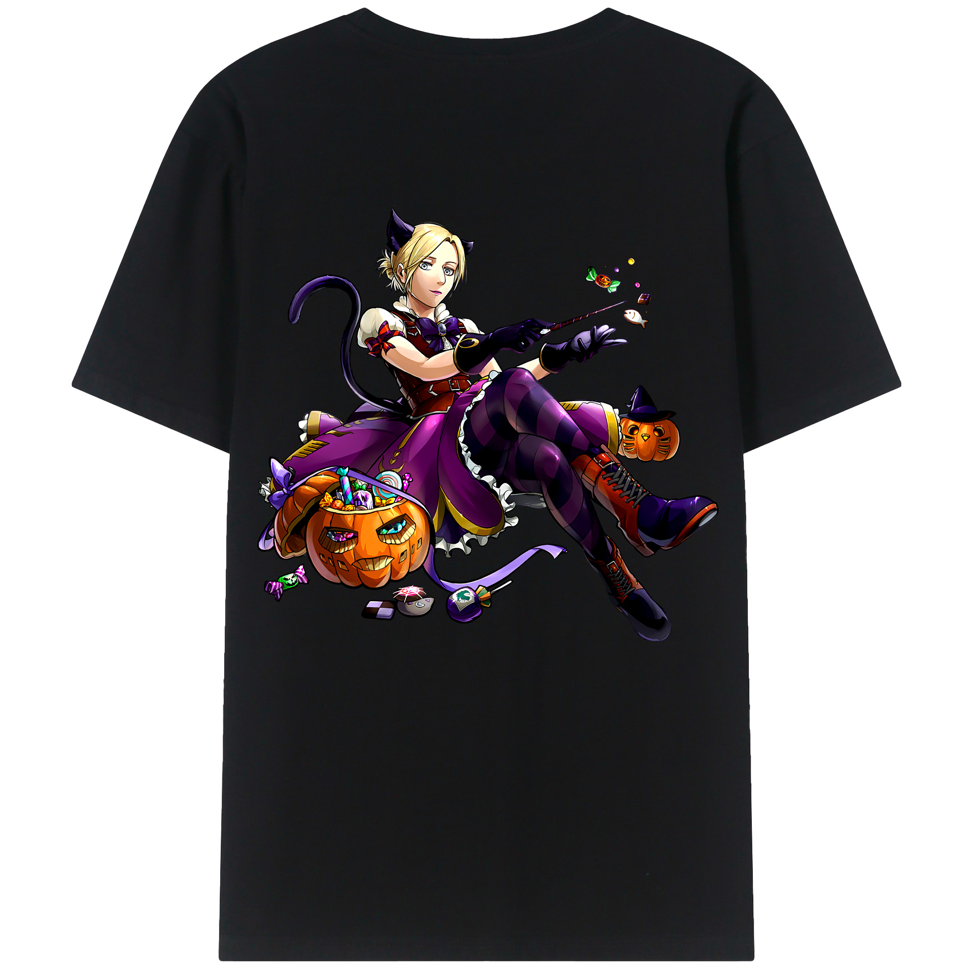 （画像用） 進撃の巨人 アニ・レオンハート Attack on Titan Annie Leonhart レディース半袖Tシャツ(バックプリント)