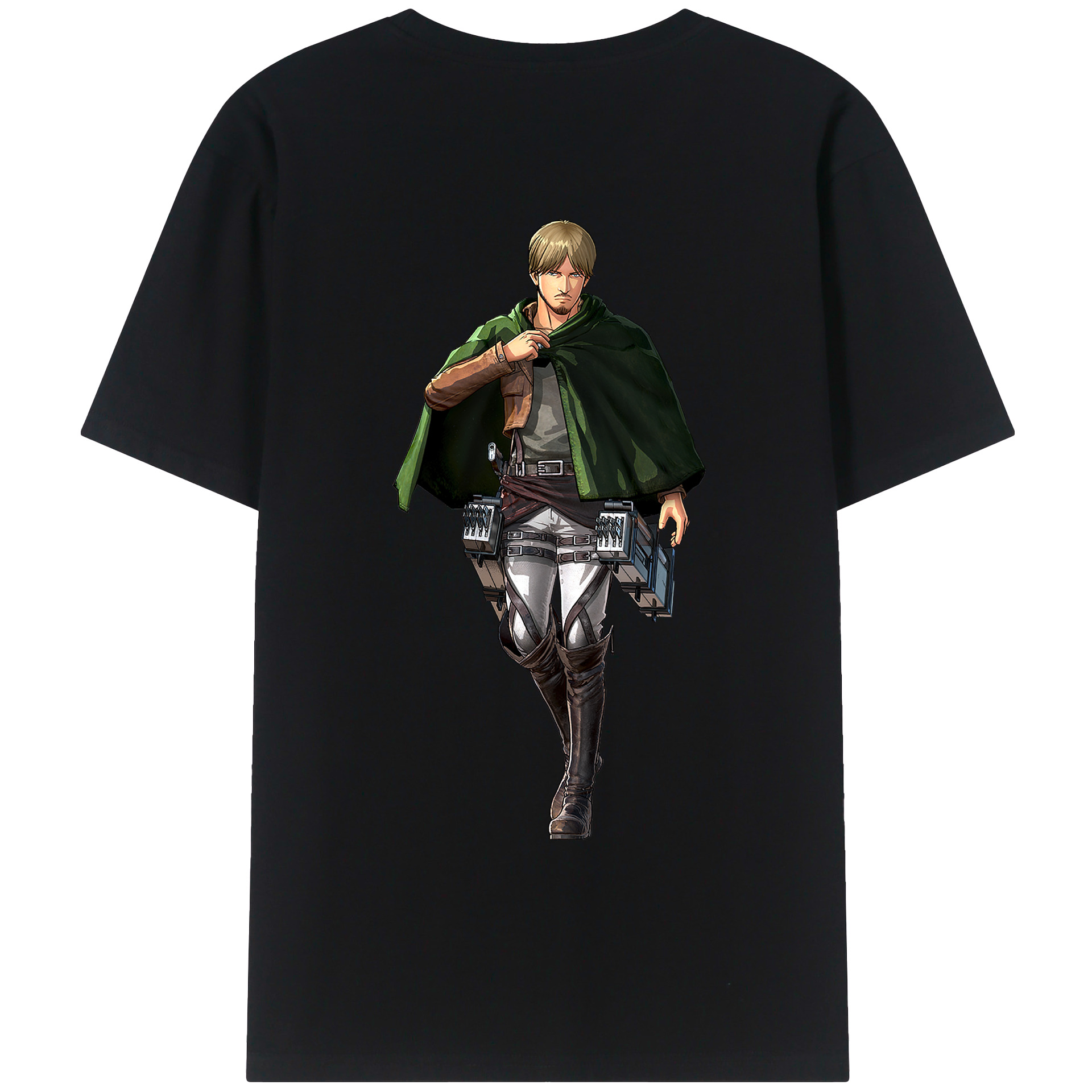 （画像用） 進撃の巨人 ミケ·ザカリアス Attack on Titan Mike Zakarius レディース半袖Tシャツ(バックプリント)