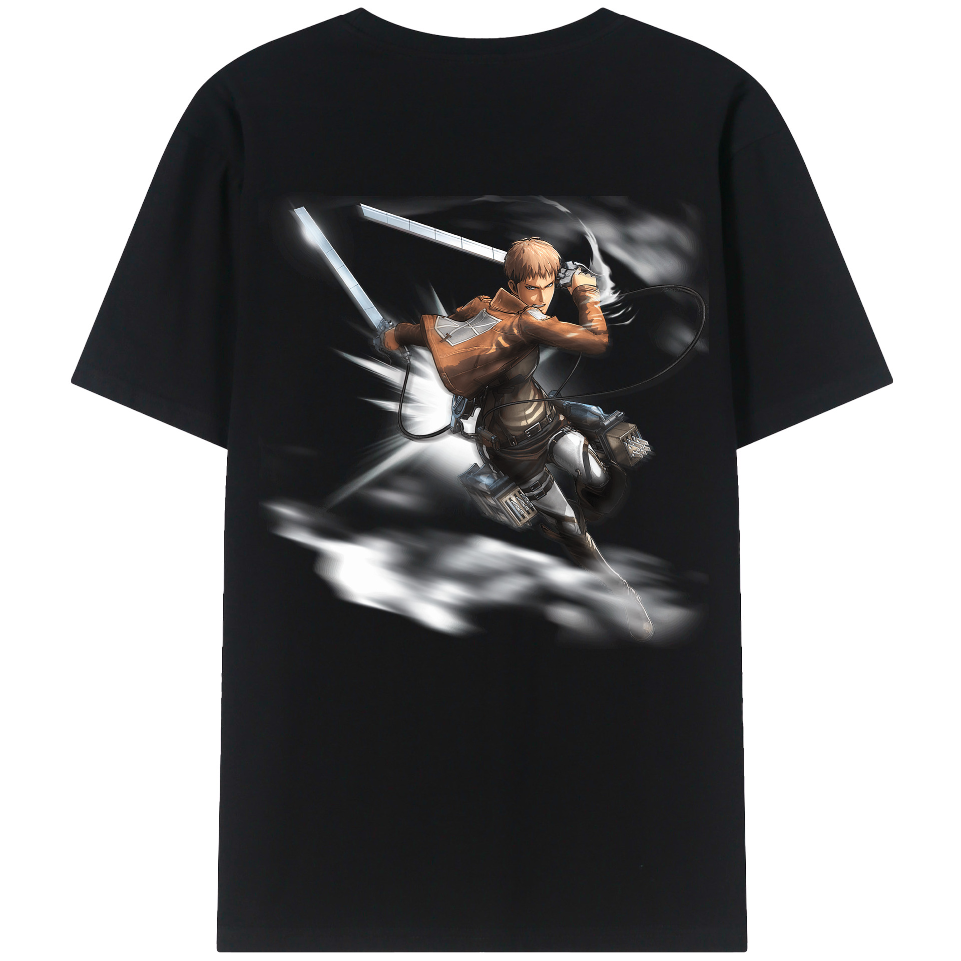（画像用） 進撃の巨人 ジャン・キルシュタイン Attack on Titan Jean Kirstein レディース半袖Tシャツ(バックプリント)