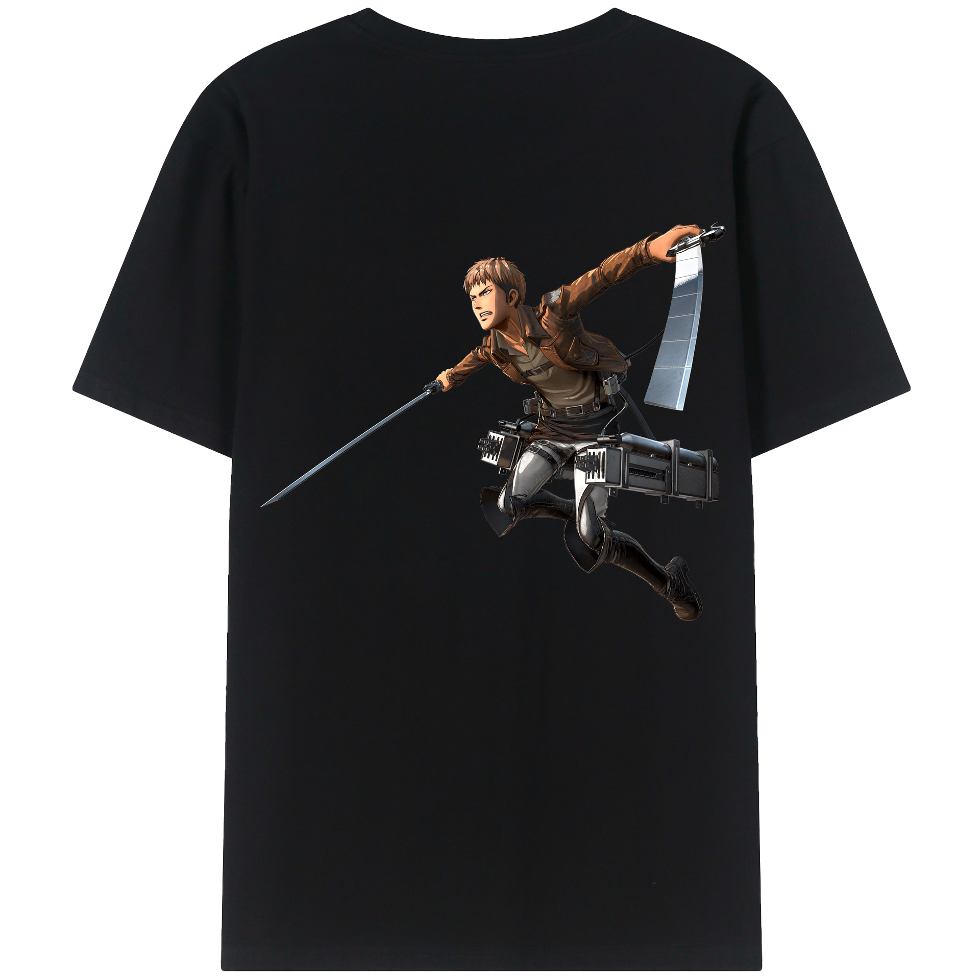 （画像用） 進撃の巨人 ジャン・キルシュタイン Attack on Titan Jean Kirstein レディース半袖Tシャツ(バックプリント)