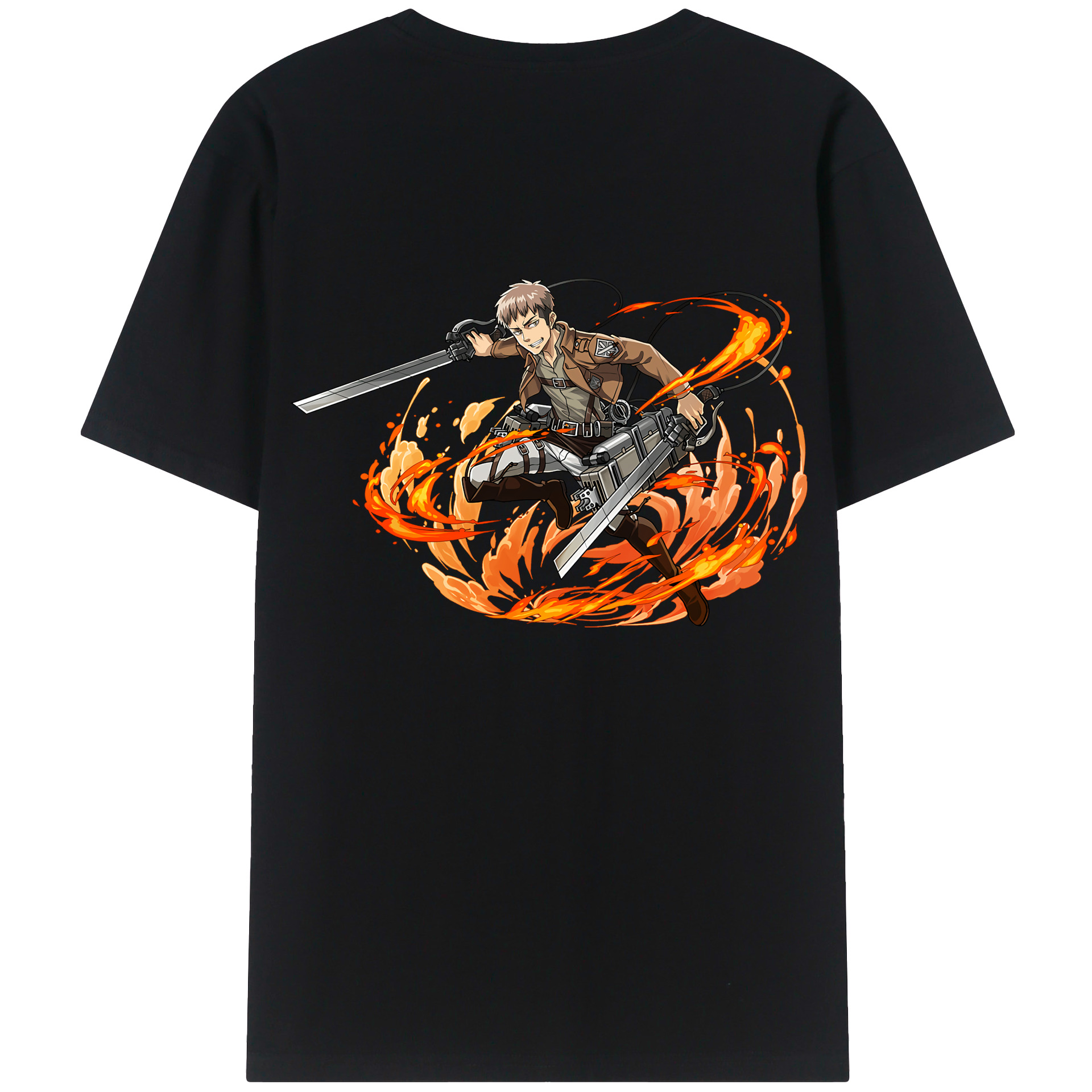 （画像用） 進撃の巨人 ジャン・キルシュタイン Attack on Titan Jean Kirstein レディース半袖Tシャツ(バックプリント)