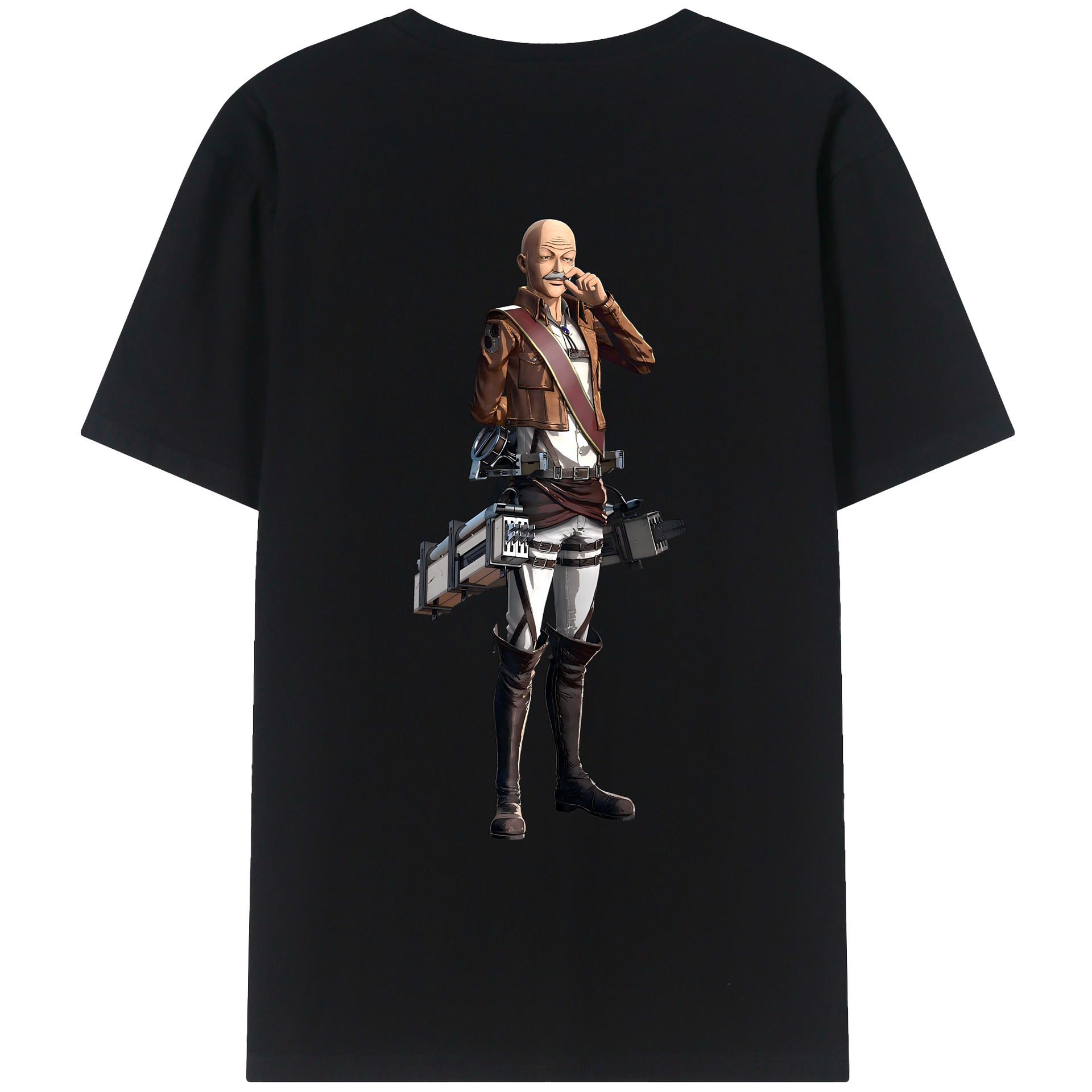 （画像用） 進撃の巨人 ドット·ピクシス Attack on Titan Dot Pixis レディース半袖Tシャツ(バックプリント)
