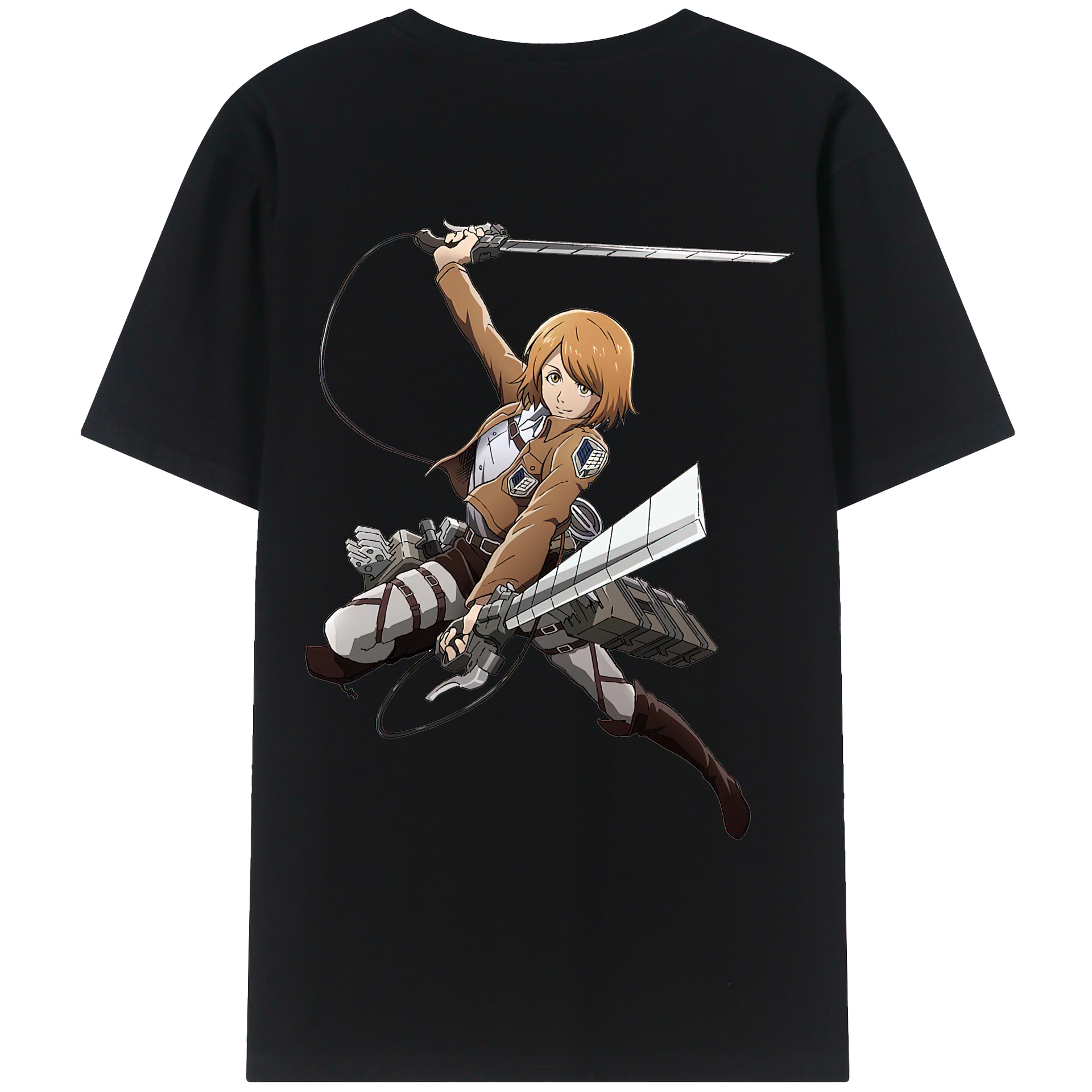 （画像用） 進撃の巨人 ペトラ·ラル Attack on Titan Petra Rall レディース半袖Tシャツ(バックプリント)