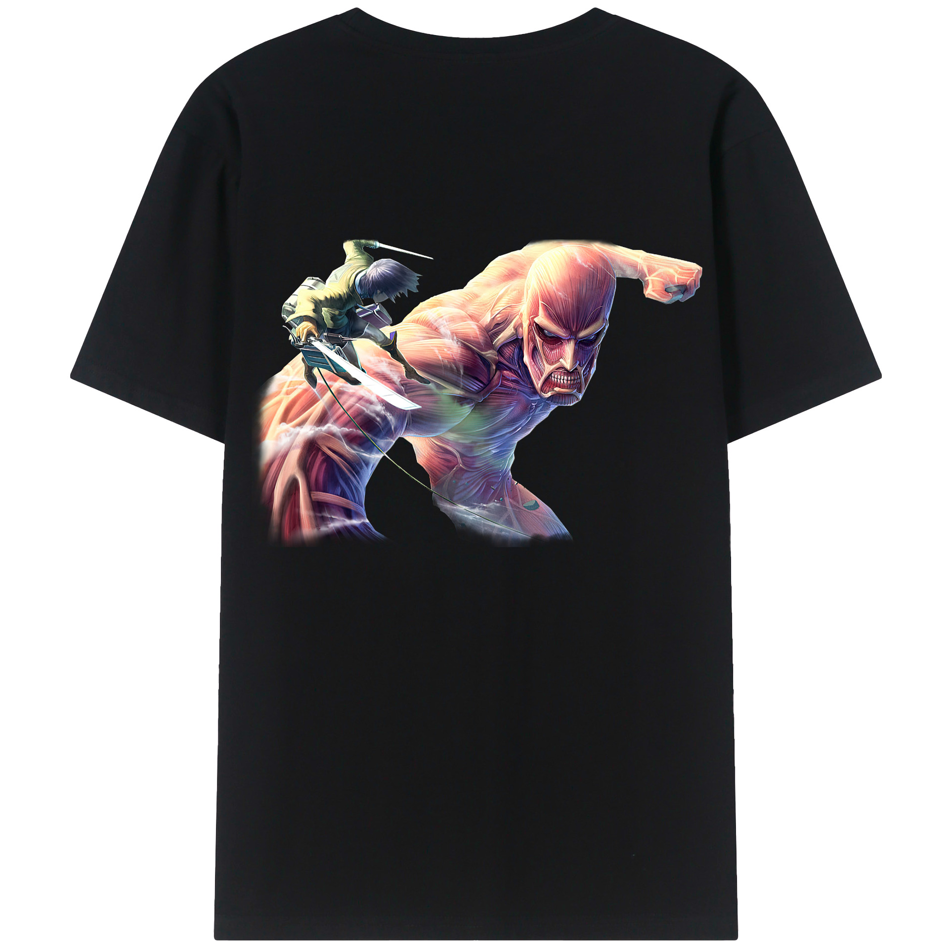 （画像用） 進撃の巨人 Attack on Titan レディース半袖Tシャツ(バックプリント)