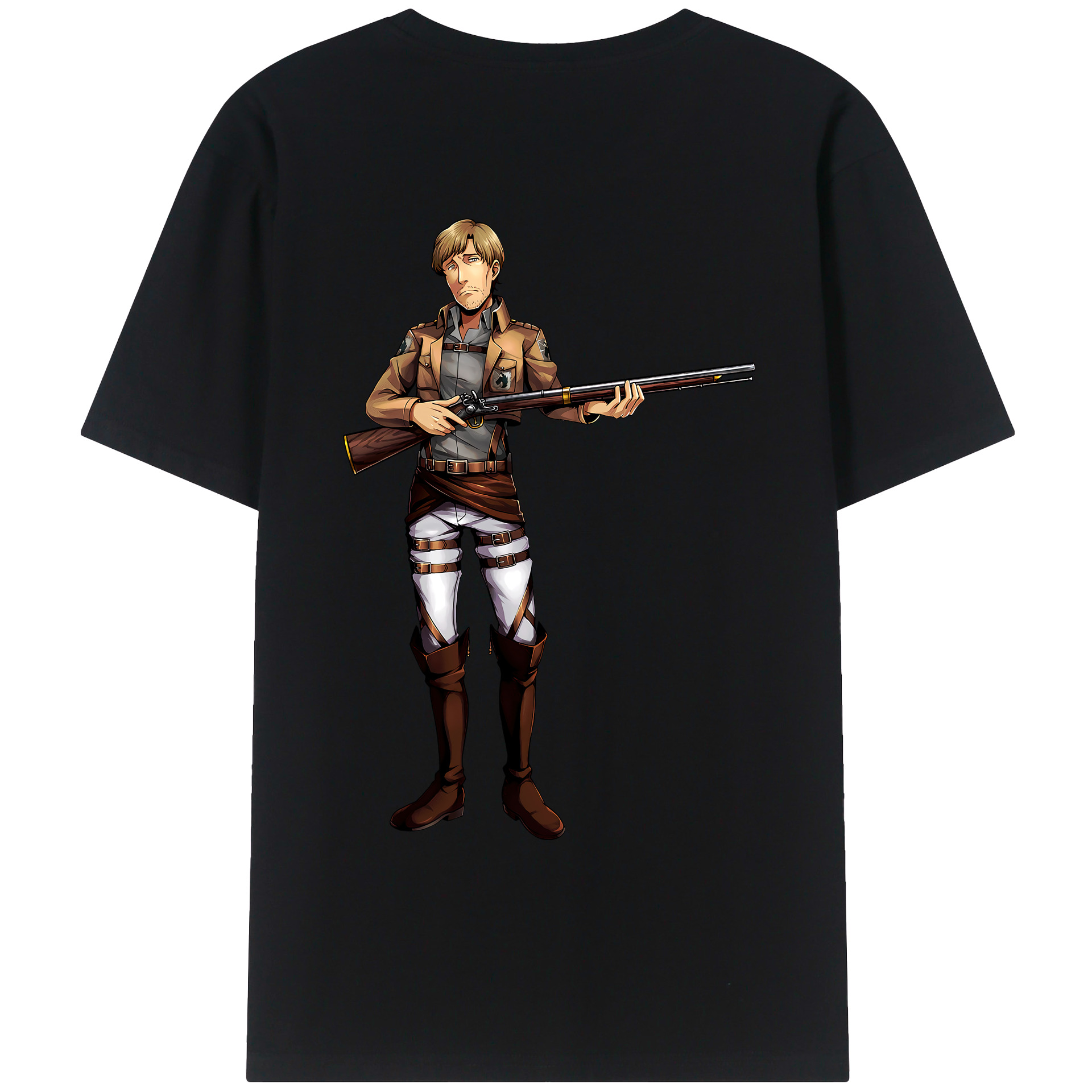 （画像用） 進撃の巨人 Attack on Titan レディース半袖Tシャツ(バックプリント)