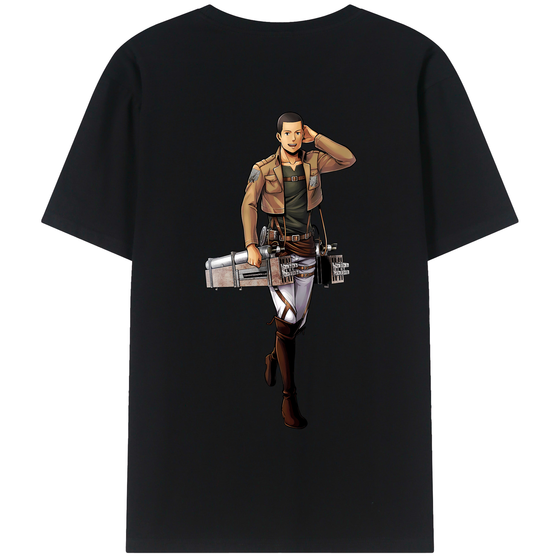 （画像用） 進撃の巨人 Attack on Titan レディース半袖Tシャツ(バックプリント)