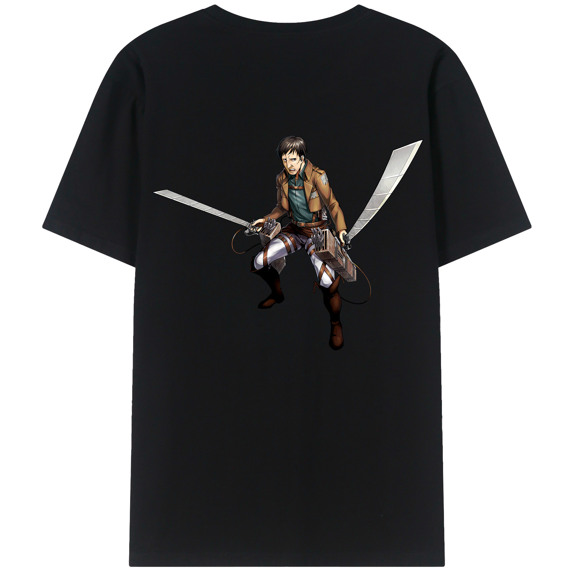 （画像用） 進撃の巨人 Attack on Titan レディース半袖Tシャツ(バックプリント)