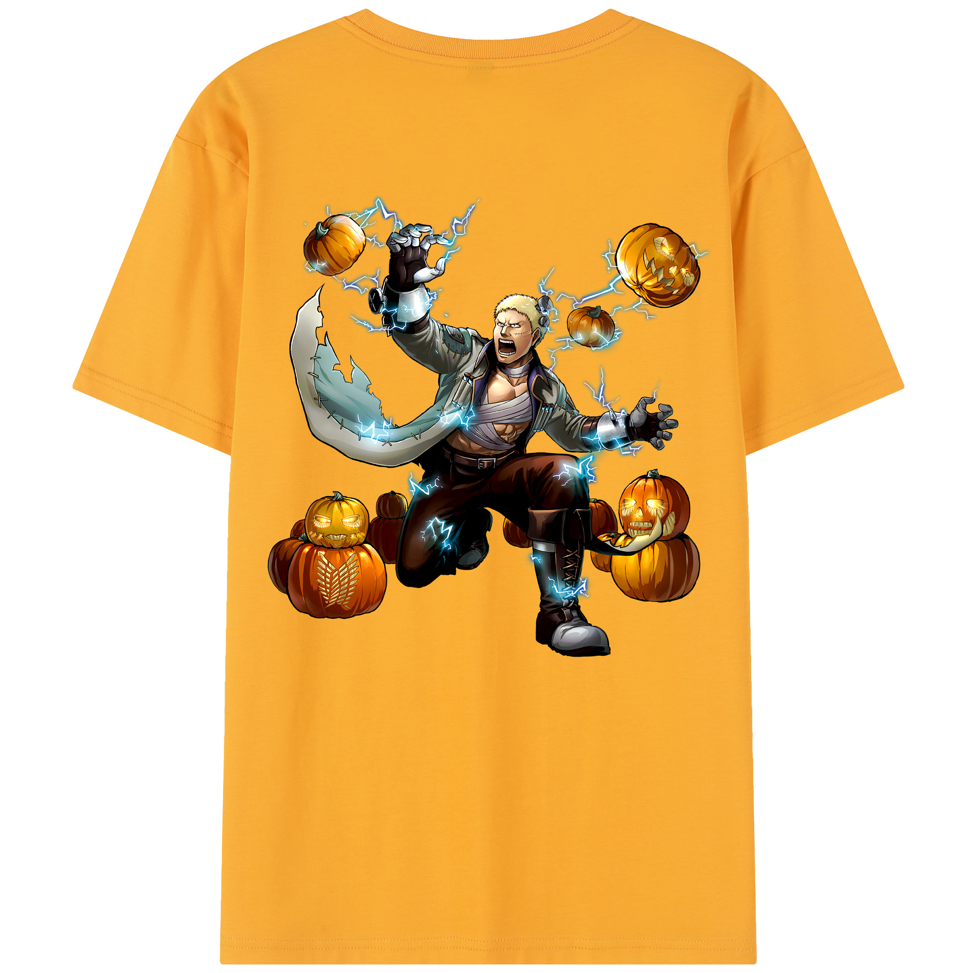 （画像用） 進撃の巨人 ライナー・ブラウン Attack on Titan Reiner Braun レディース半袖Tシャツ(バックプリント)