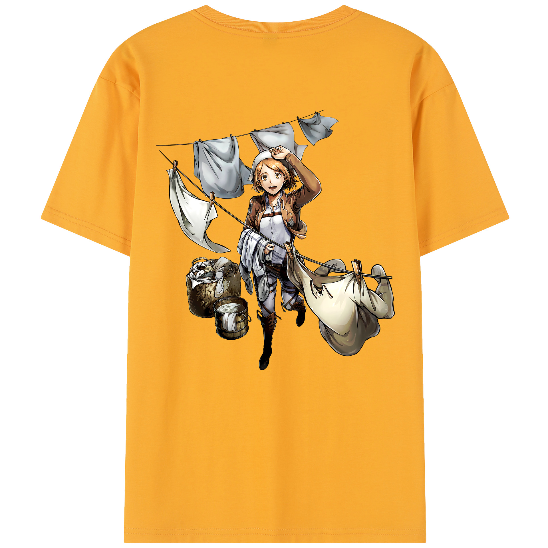 （画像用） 進撃の巨人 ペトラ·ラル Attack on Titan Petra Rall レディース半袖Tシャツ(バックプリント)