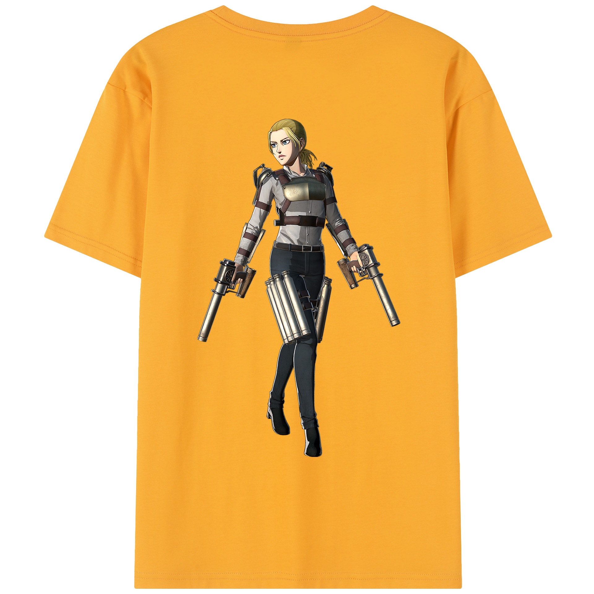 （画像用） 進撃の巨人 Attack on Titan レディース半袖Tシャツ(バックプリント)