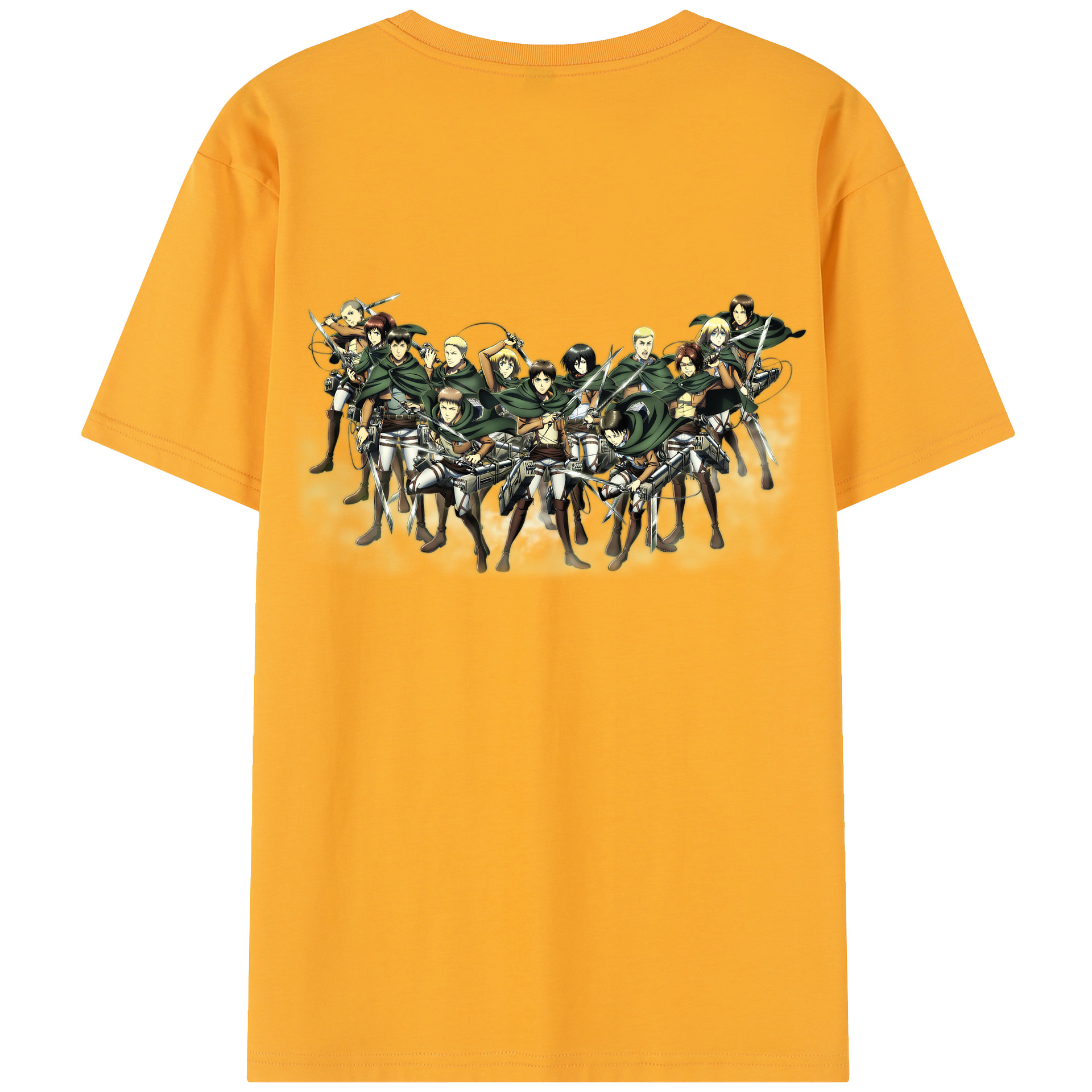 （画像用） 進撃の巨人 Attack on Titan レディース半袖Tシャツ(バックプリント)