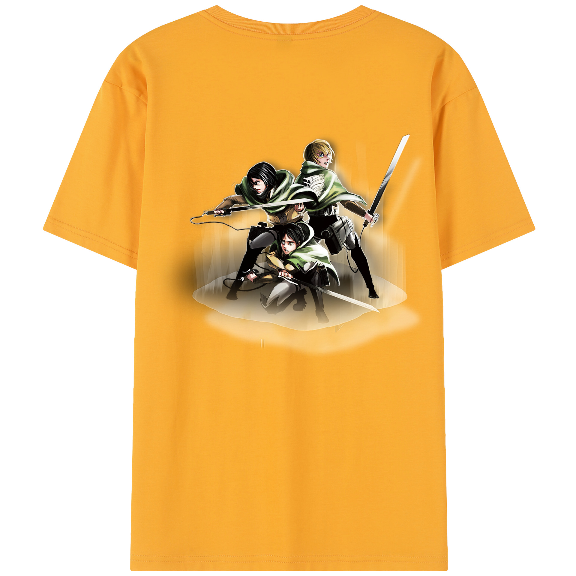 （画像用） 進撃の巨人 Attack on Titan レディース半袖Tシャツ(バックプリント)