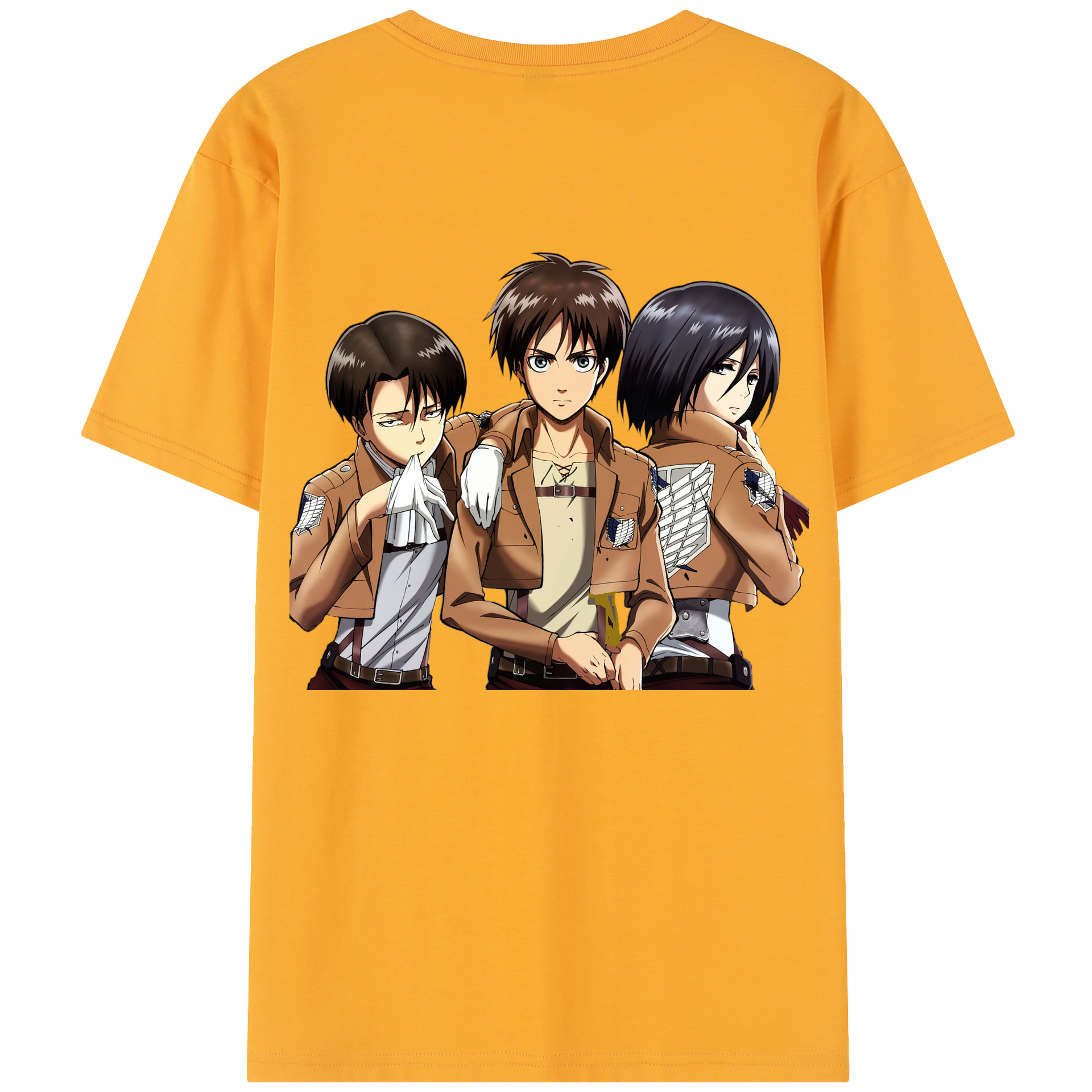 （画像用） 進撃の巨人 エレン･イェーガー Attack on Titan Eren Jäger レディース半袖Tシャツ(バックプリント)