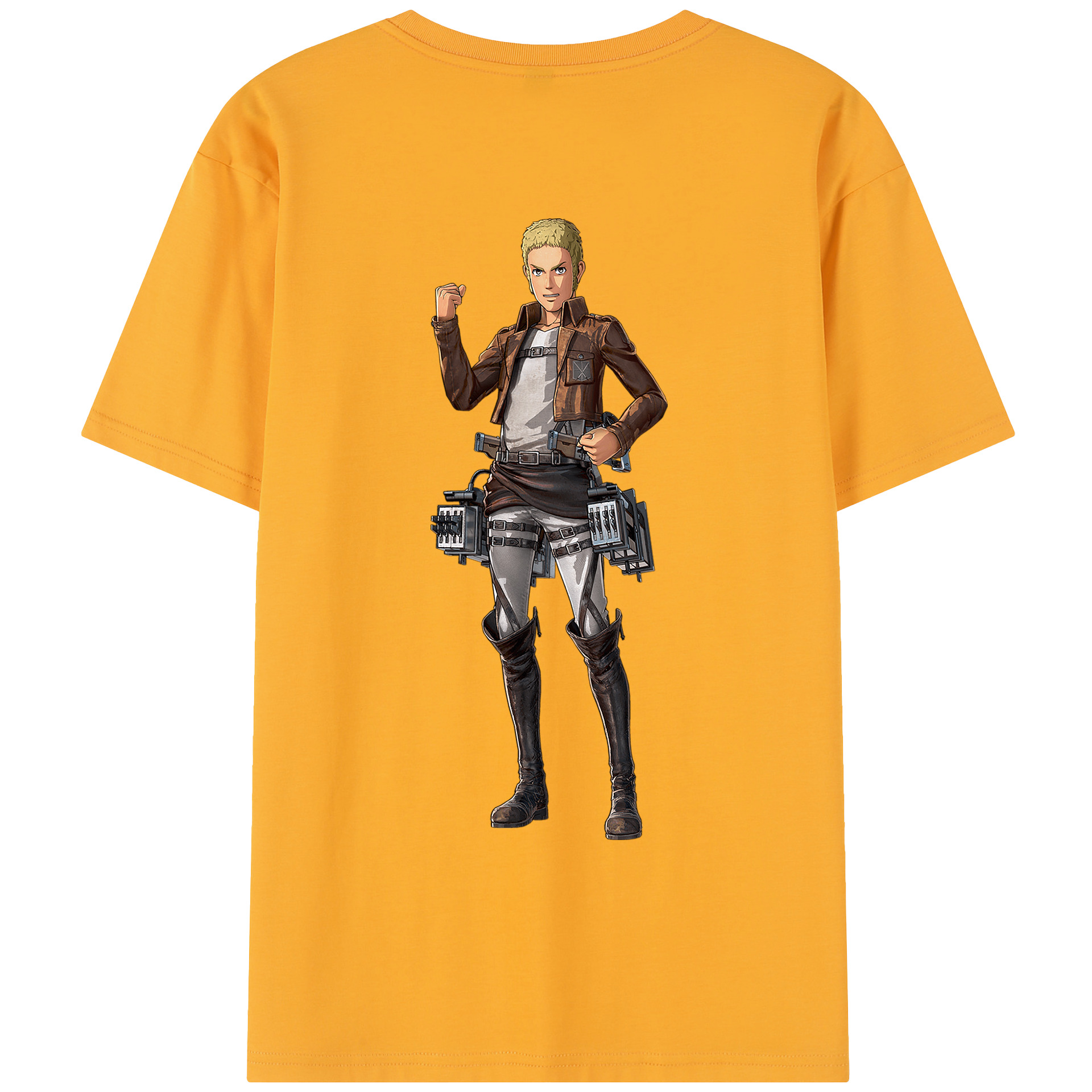 （画像用） 進撃の巨人 ライナー・ブラウン Attack on Titan Reiner Braun レディース半袖Tシャツ(バックプリント)