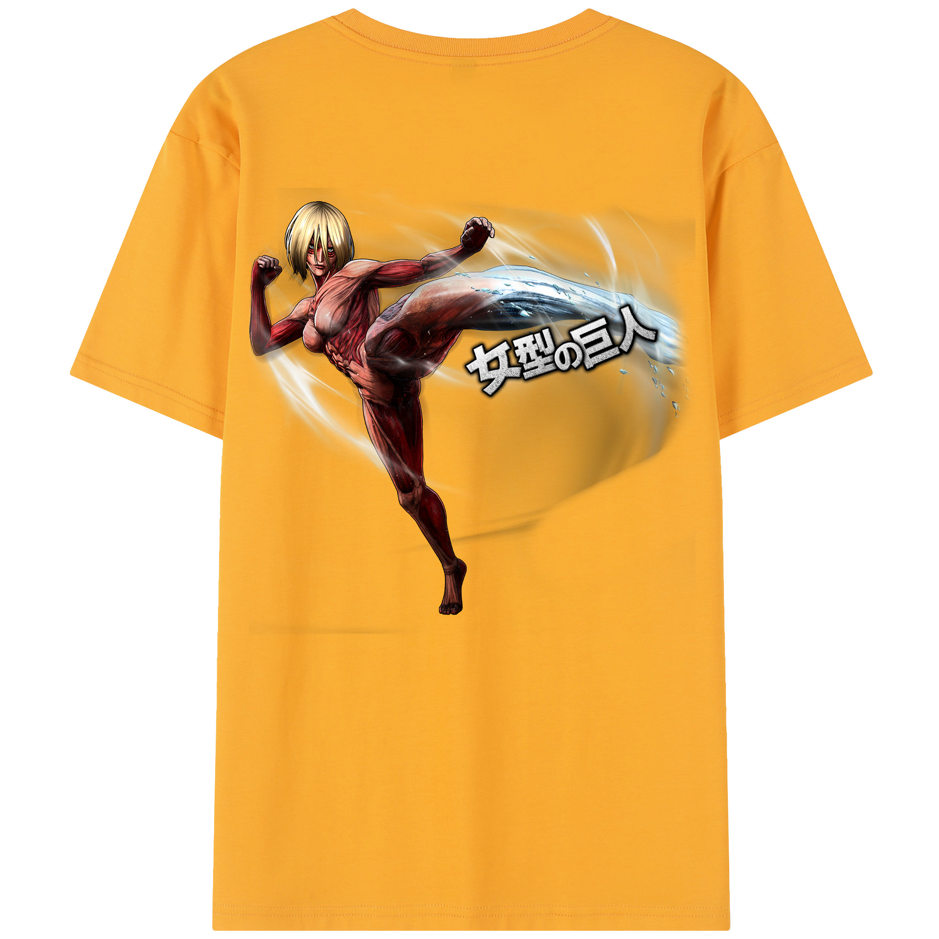 （画像用） 進撃の巨人 Attack on Titan レディース半袖Tシャツ(バックプリント)