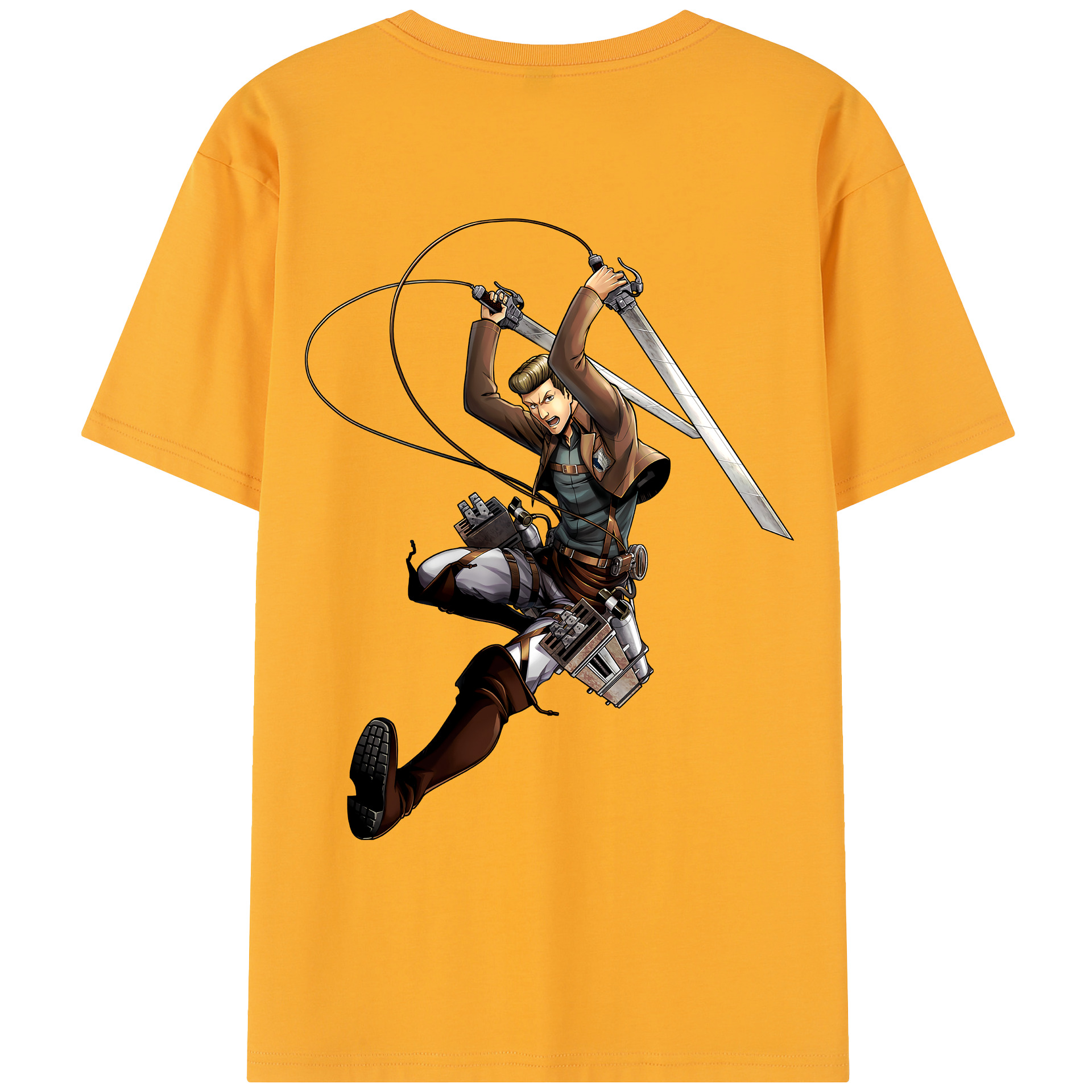 （画像用） 進撃の巨人 Attack on Titan レディース半袖Tシャツ(バックプリント)