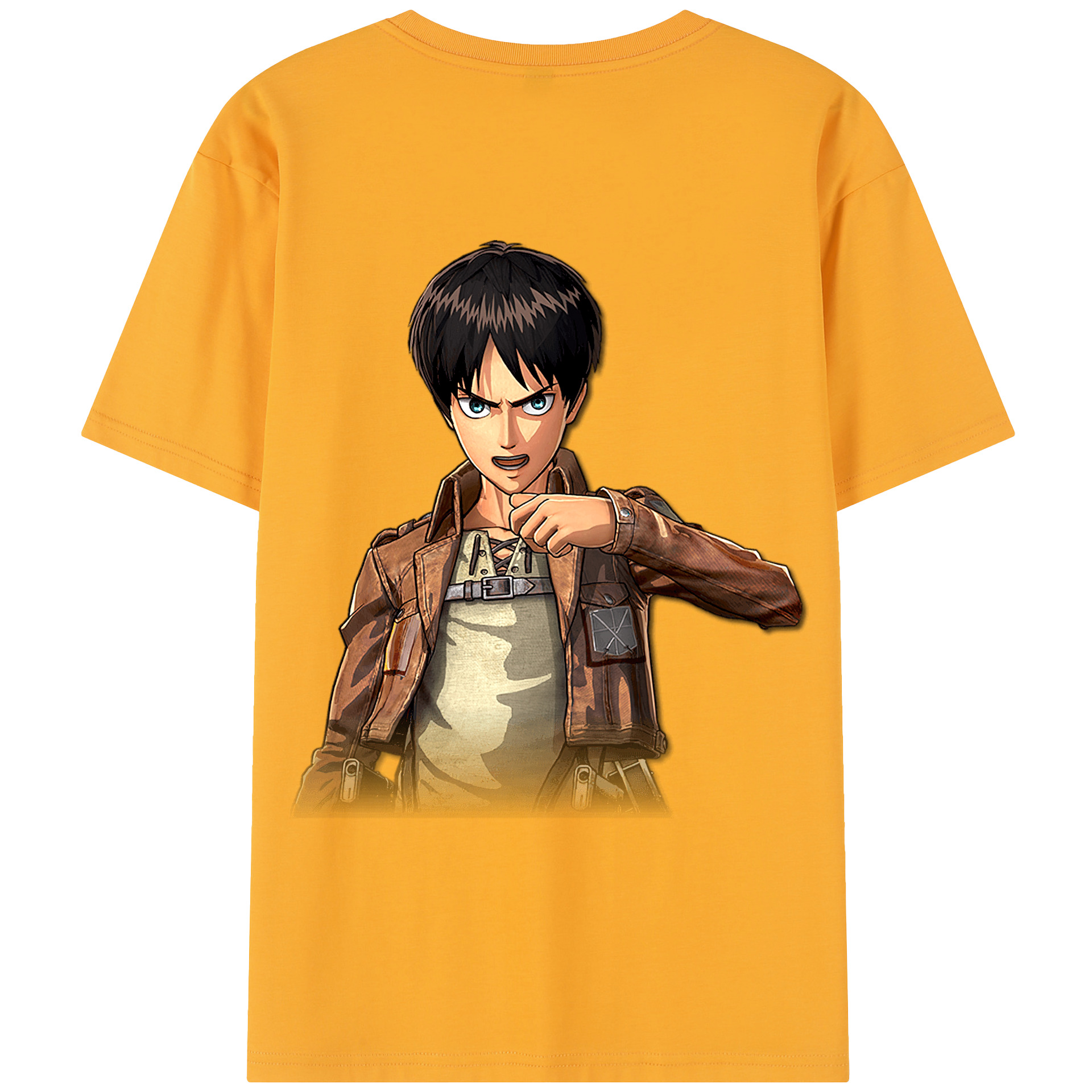 （画像用） 進撃の巨人 エレン･イェーガー Attack on Titan Eren Jäger レディース半袖Tシャツ(バックプリント)