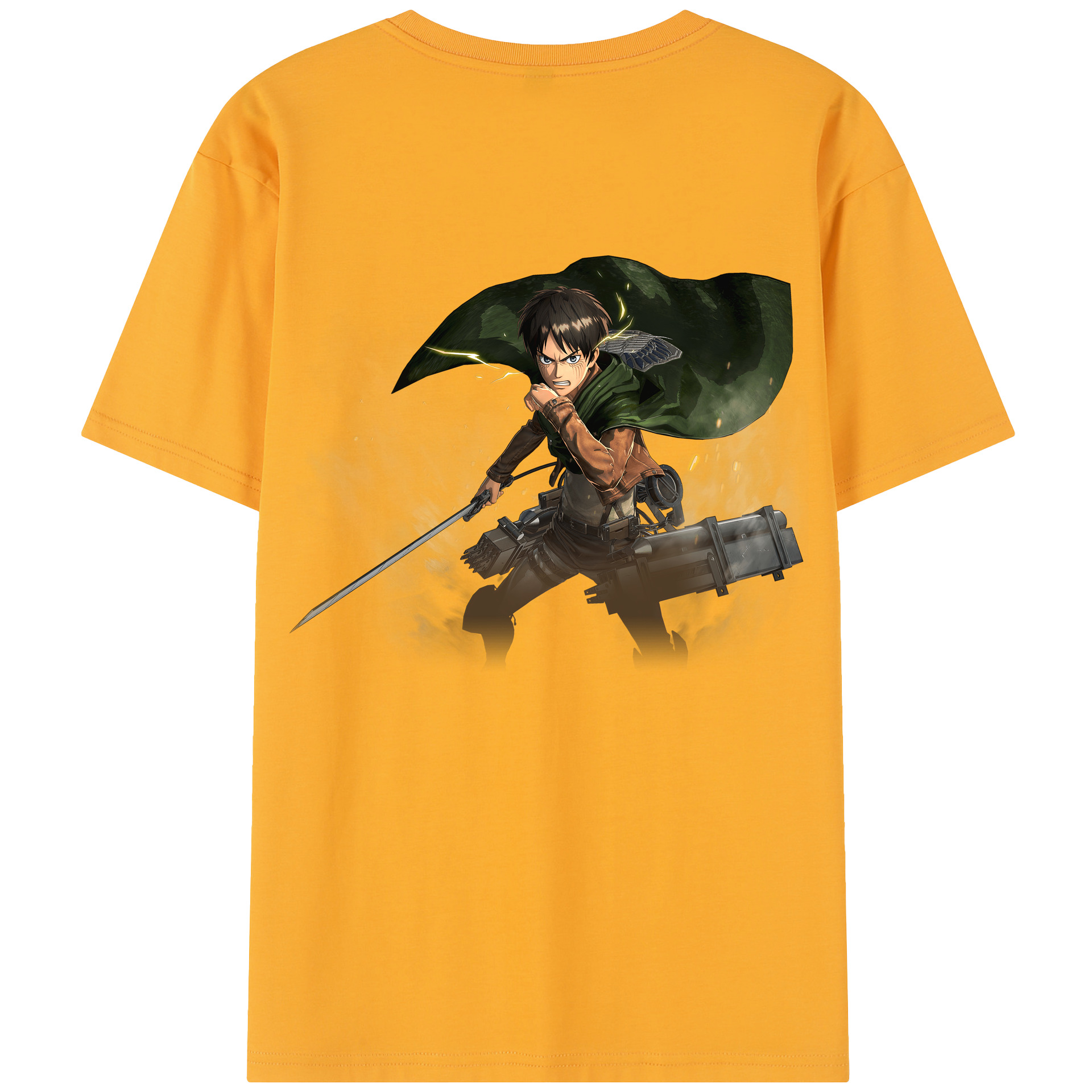 （画像用） 進撃の巨人 エレン･イェーガー Attack on Titan Eren Jäger レディース半袖Tシャツ(バックプリント)