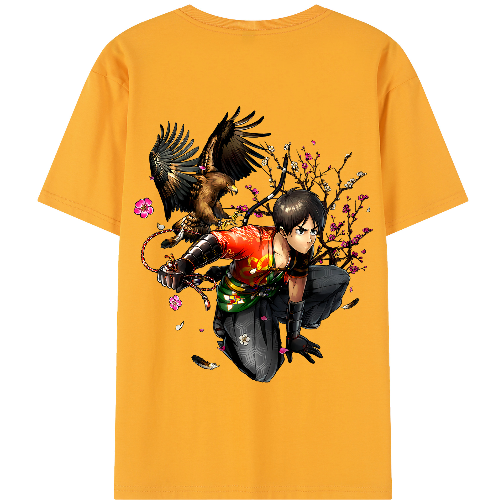 （画像用） 進撃の巨人 エレン･イェーガー Attack on Titan Eren Jäger レディース半袖Tシャツ(バックプリント)
