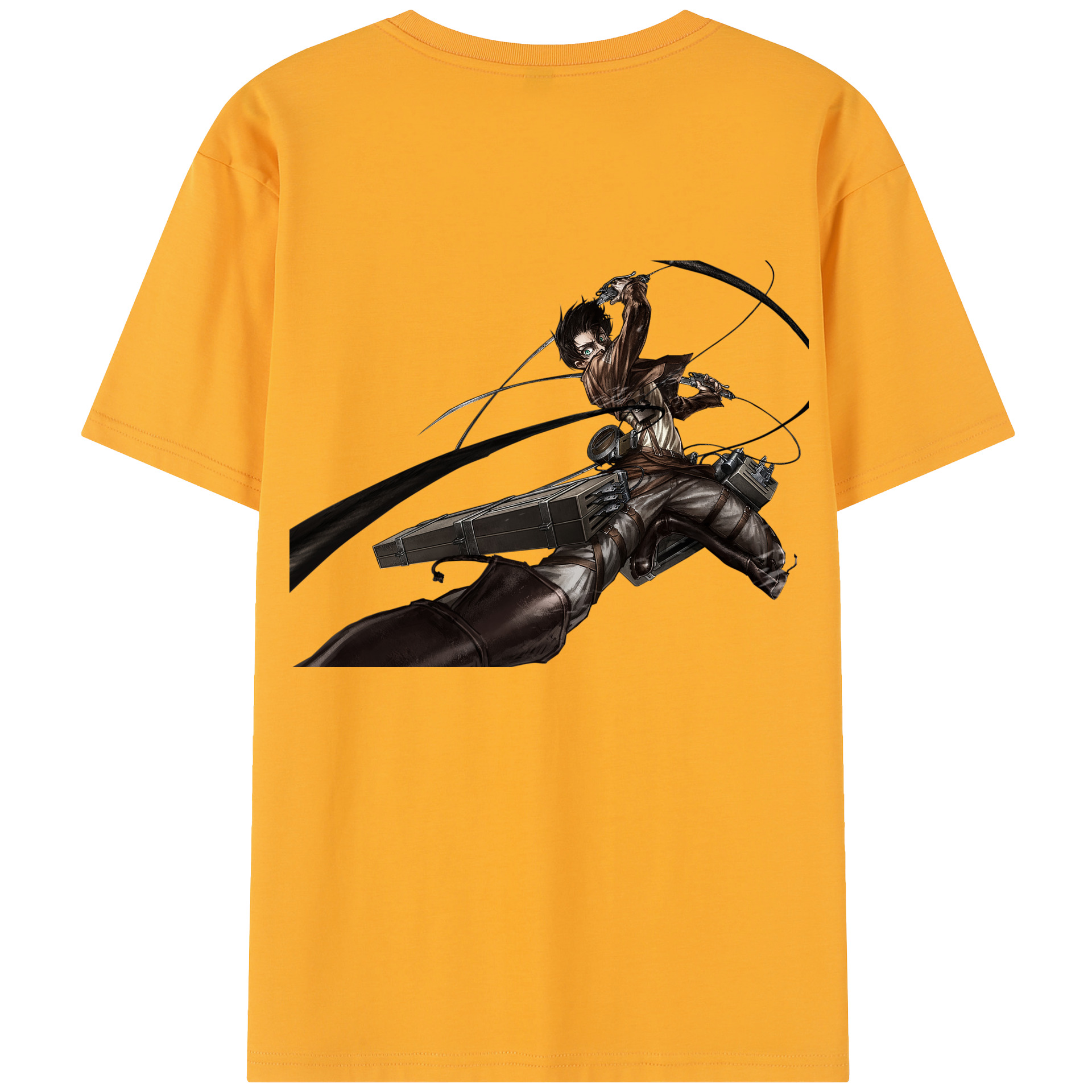 （画像用） 進撃の巨人 エレン･イェーガー Attack on Titan Eren Jäger レディース半袖Tシャツ(バックプリント)