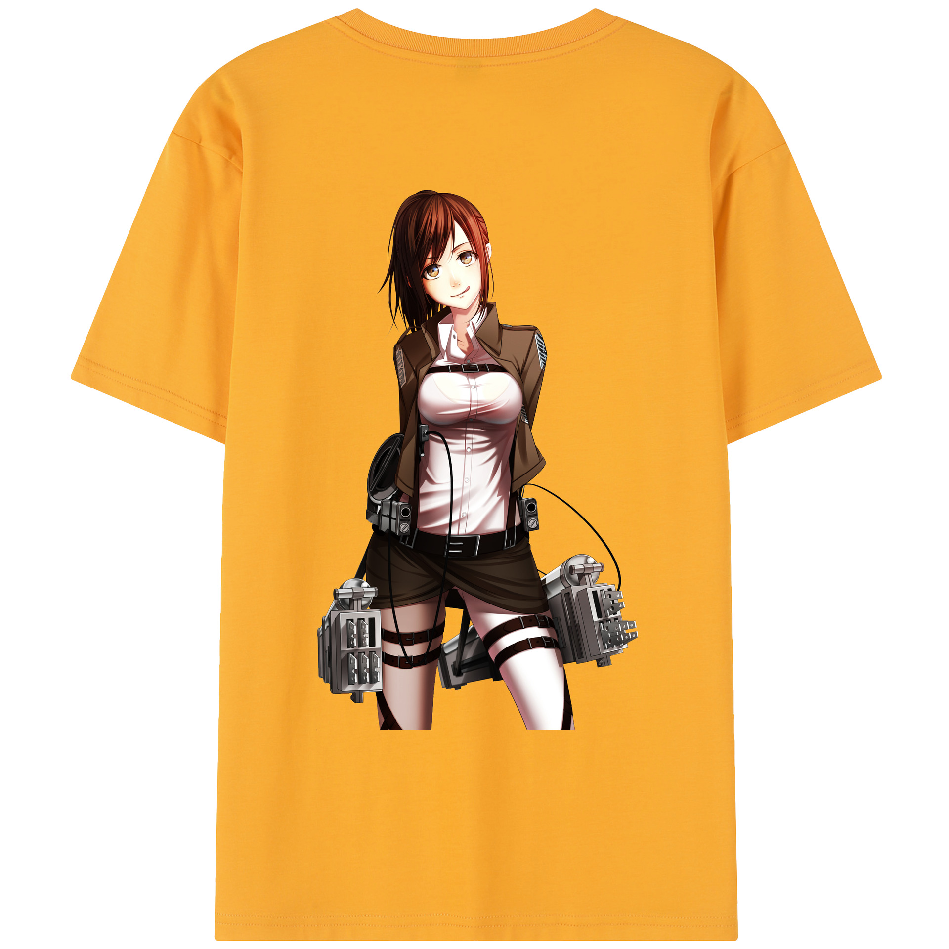 （画像用） 進撃の巨人 サシャ·ブラウス Attack on Titan Sasha Blaus レディース半袖Tシャツ(バックプリント)