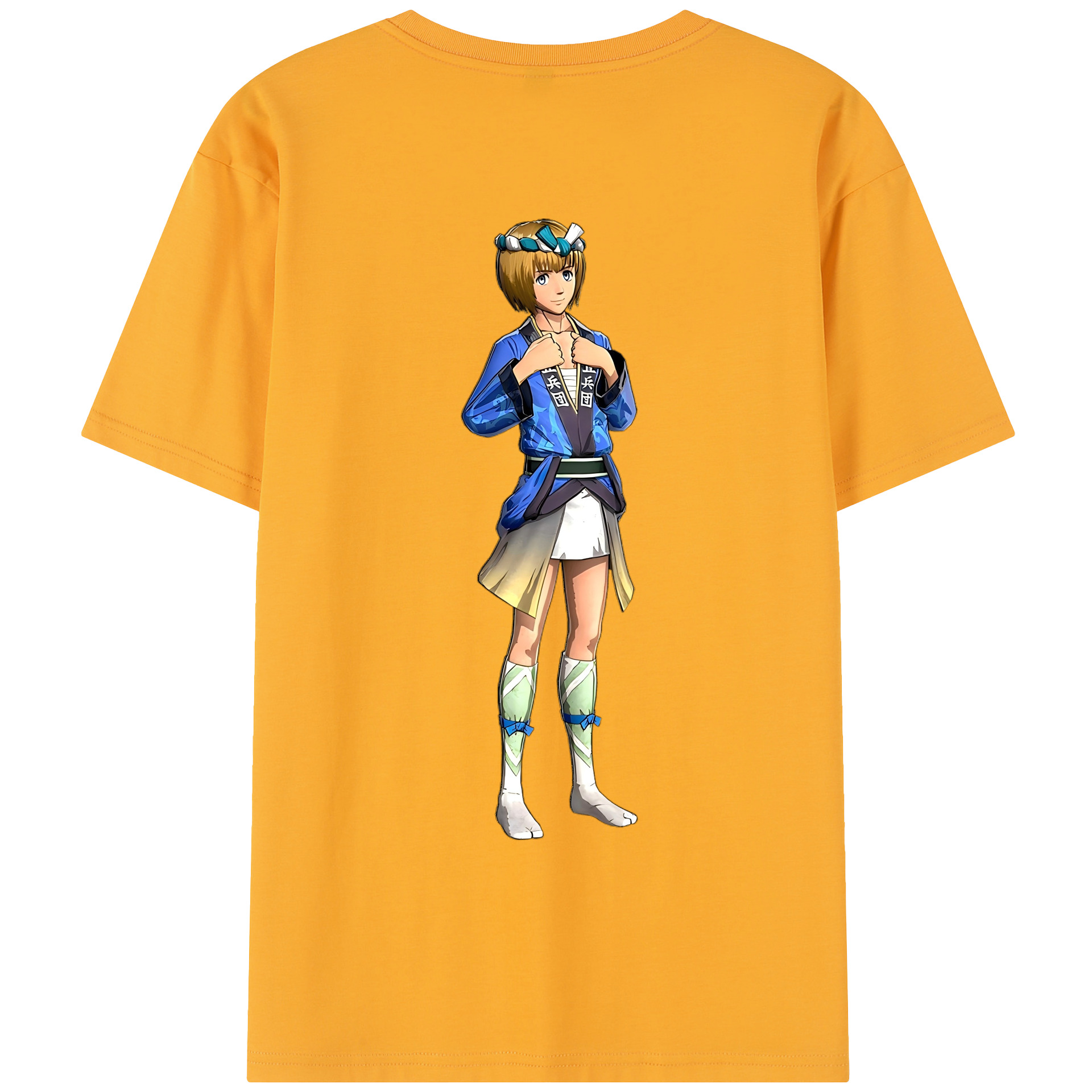 （画像用） 進撃の巨人 アルミン·アルレルト Attack on Titan Armin Arlert レディース半袖Tシャツ(バックプリント)