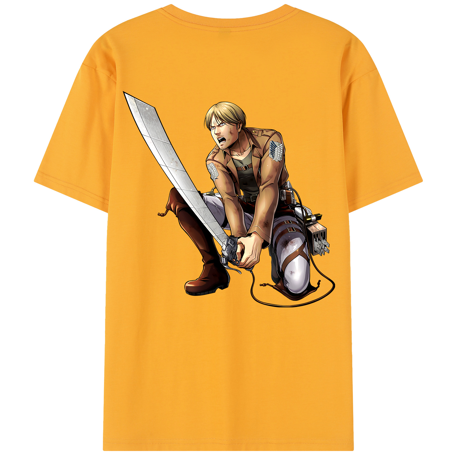 （画像用） 進撃の巨人 ミケ·ザカリアス Attack on Titan Mike Zakarius レディース半袖Tシャツ(バックプリント)
