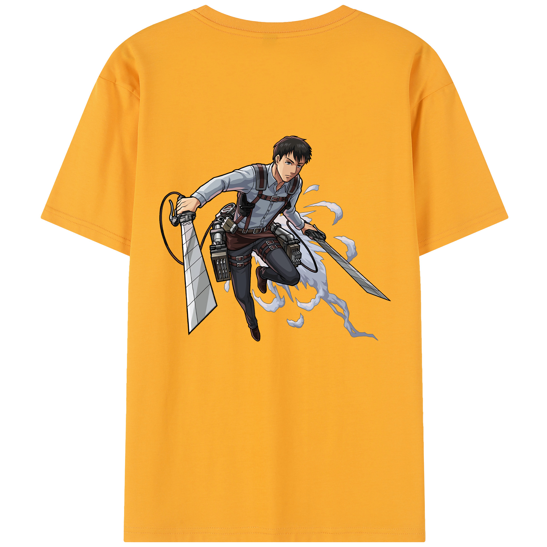 （画像用） 進撃の巨人 ベルトルト・フーバー Attack on Titan Bertholdt Hoover レディース半袖Tシャツ(バックプリント)