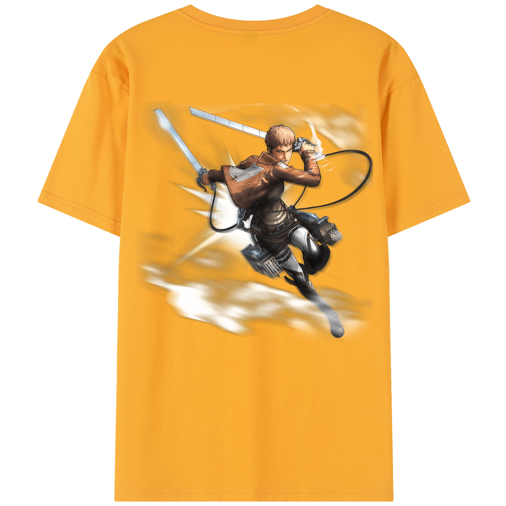 （画像用） 進撃の巨人 ジャン・キルシュタイン Attack on Titan Jean Kirstein レディース半袖Tシャツ(バックプリント)