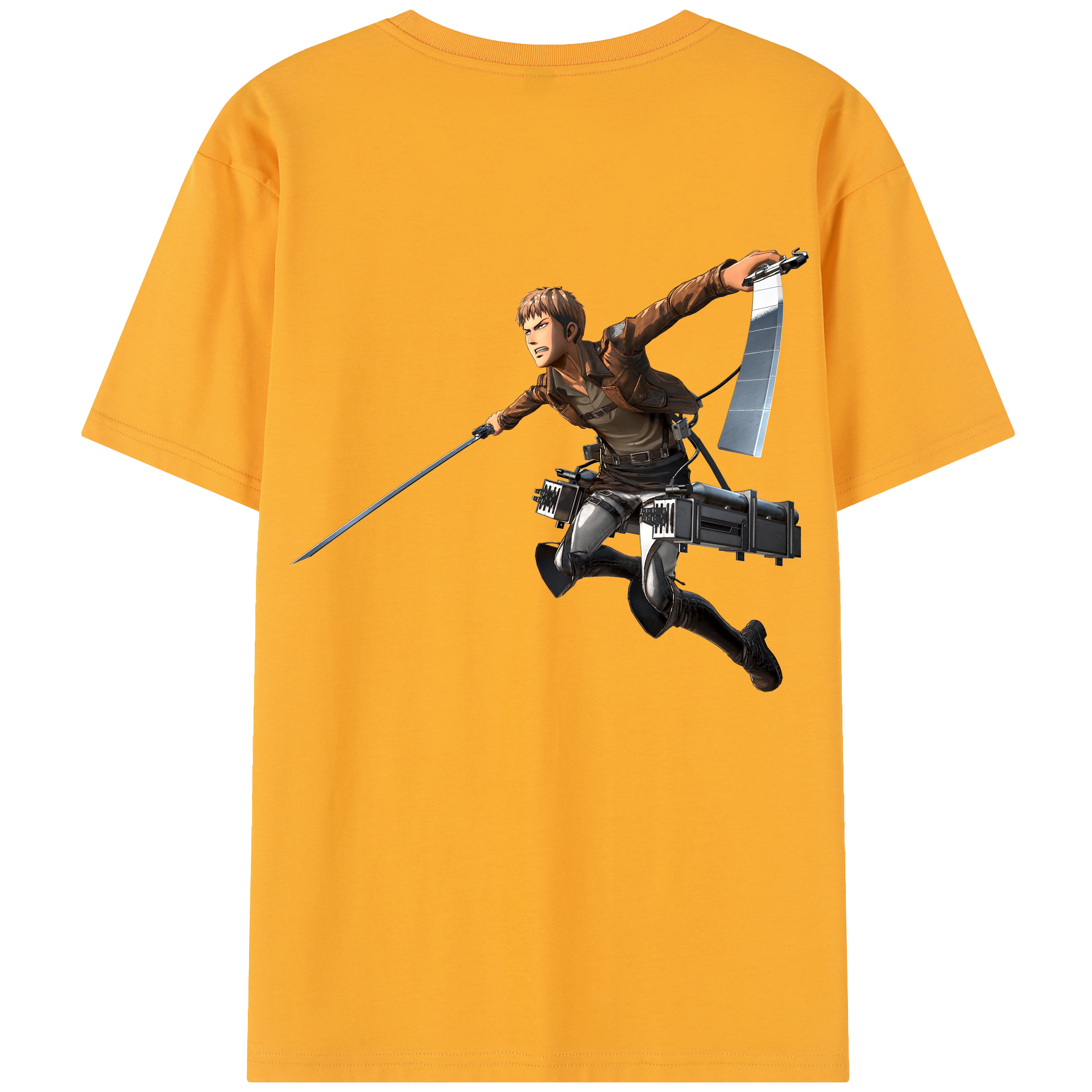 （画像用） 進撃の巨人 ジャン・キルシュタイン Attack on Titan Jean Kirstein レディース半袖Tシャツ(バックプリント)