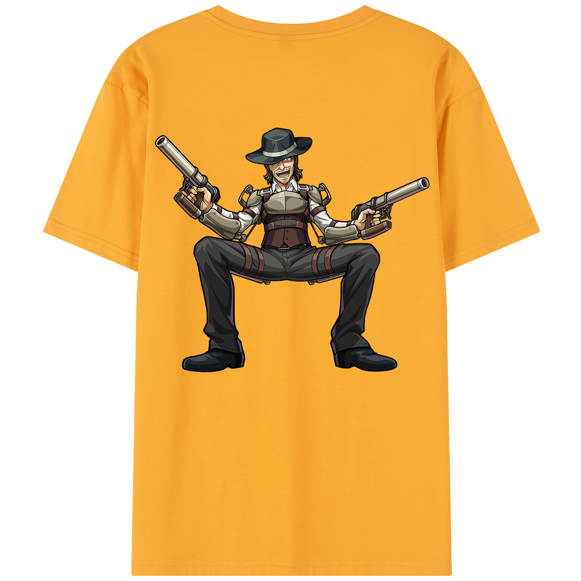 （画像用） 進撃の巨人 ケニー·アッカーマン Attack on Titan Kenny Ackerman レディース半袖Tシャツ(バックプリント)