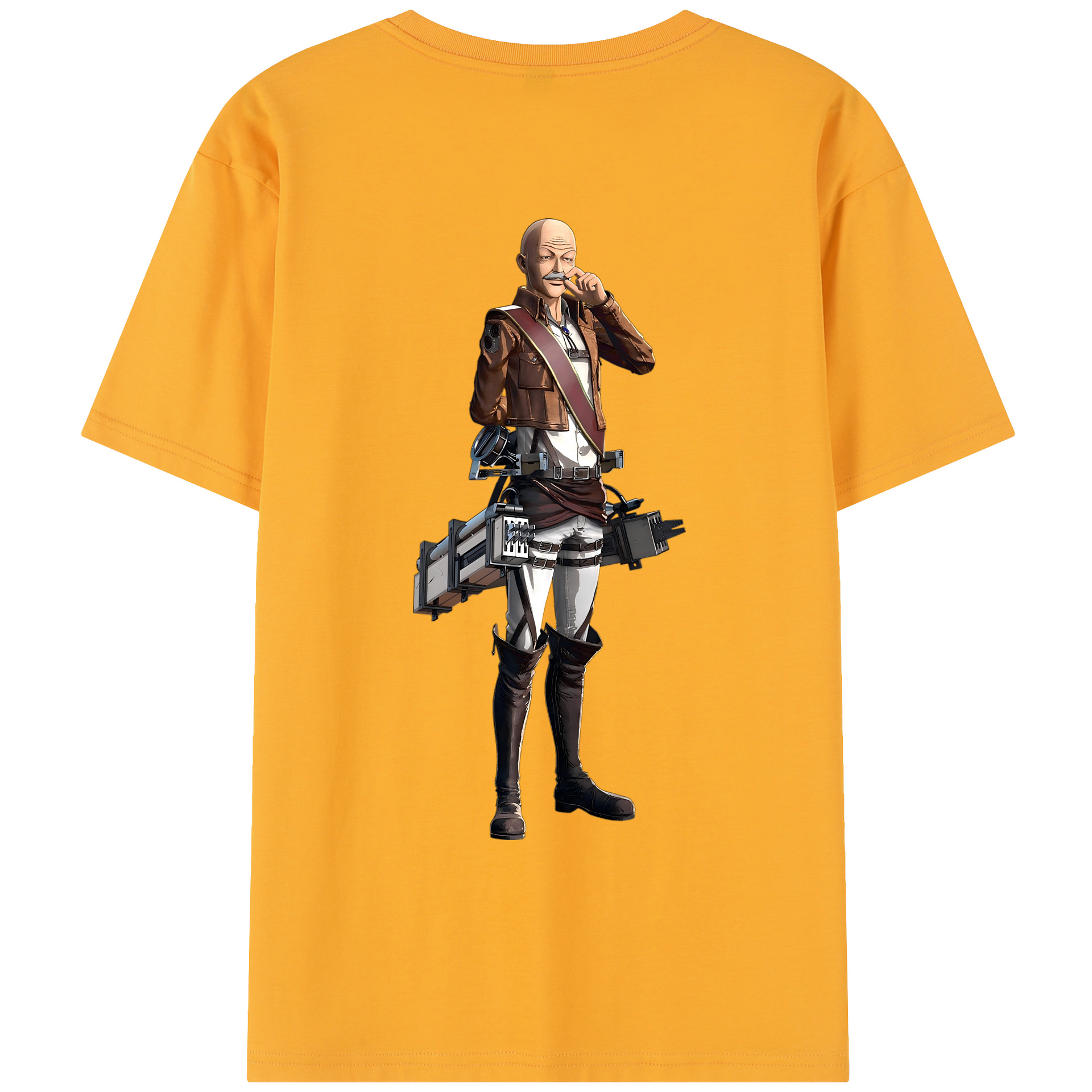 （画像用） 進撃の巨人 ドット·ピクシス Attack on Titan Dot Pixis レディース半袖Tシャツ(バックプリント)