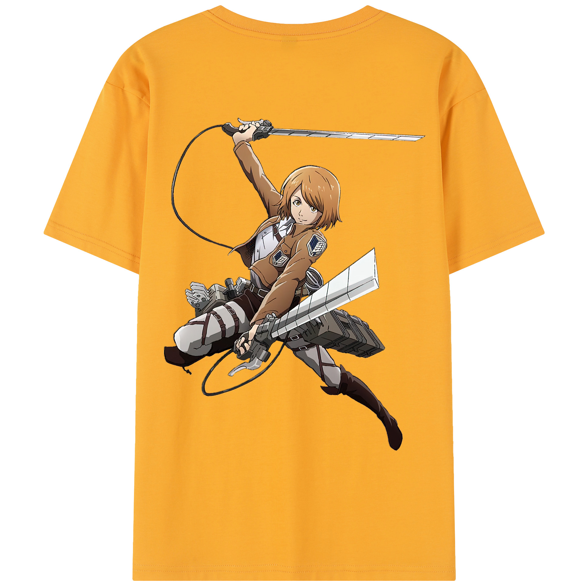 （画像用） 進撃の巨人 ペトラ·ラル Attack on Titan Petra Rall レディース半袖Tシャツ(バックプリント)