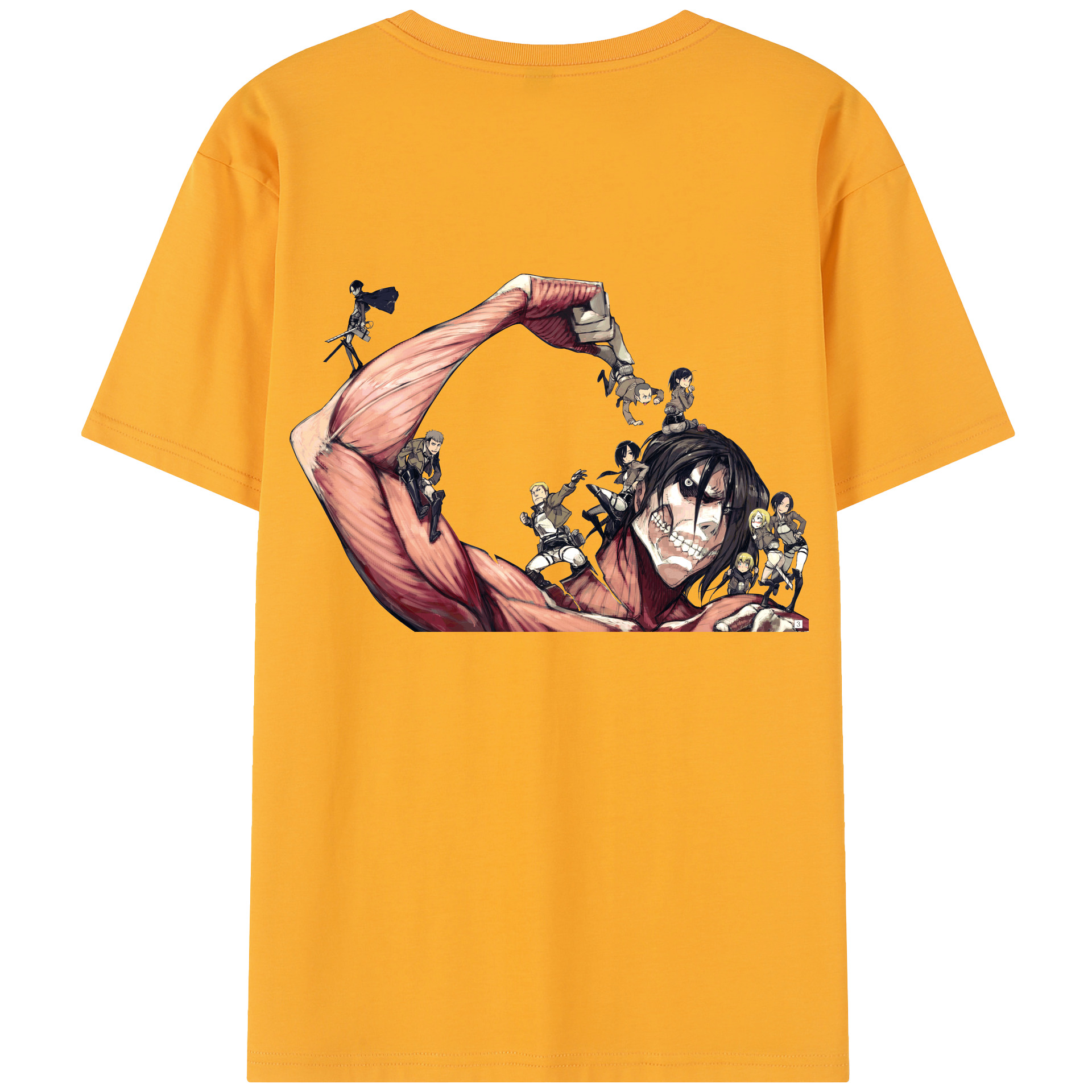 （画像用） 進撃の巨人 Attack on Titan レディース半袖Tシャツ(バックプリント)