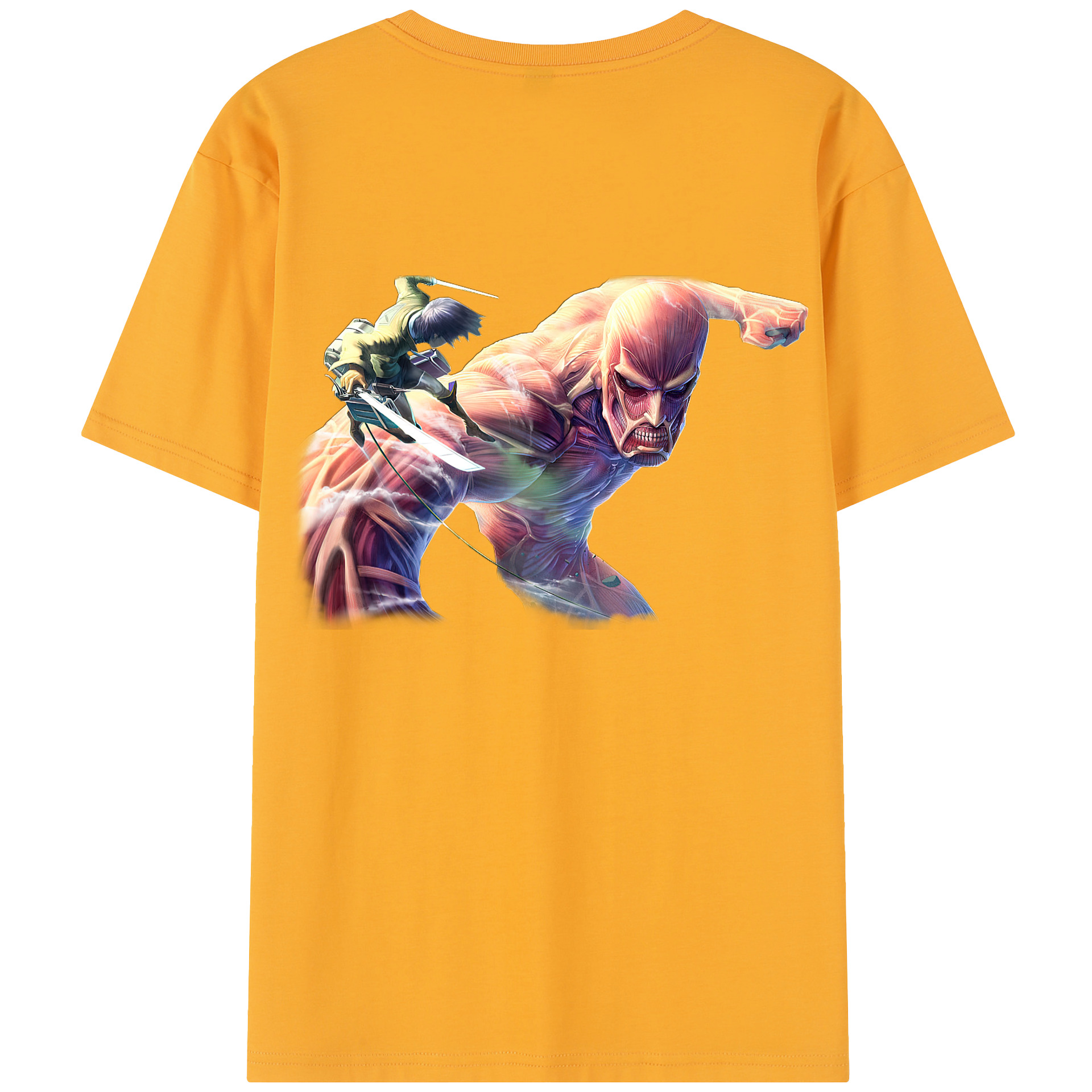 （画像用） 進撃の巨人 Attack on Titan レディース半袖Tシャツ(バックプリント)